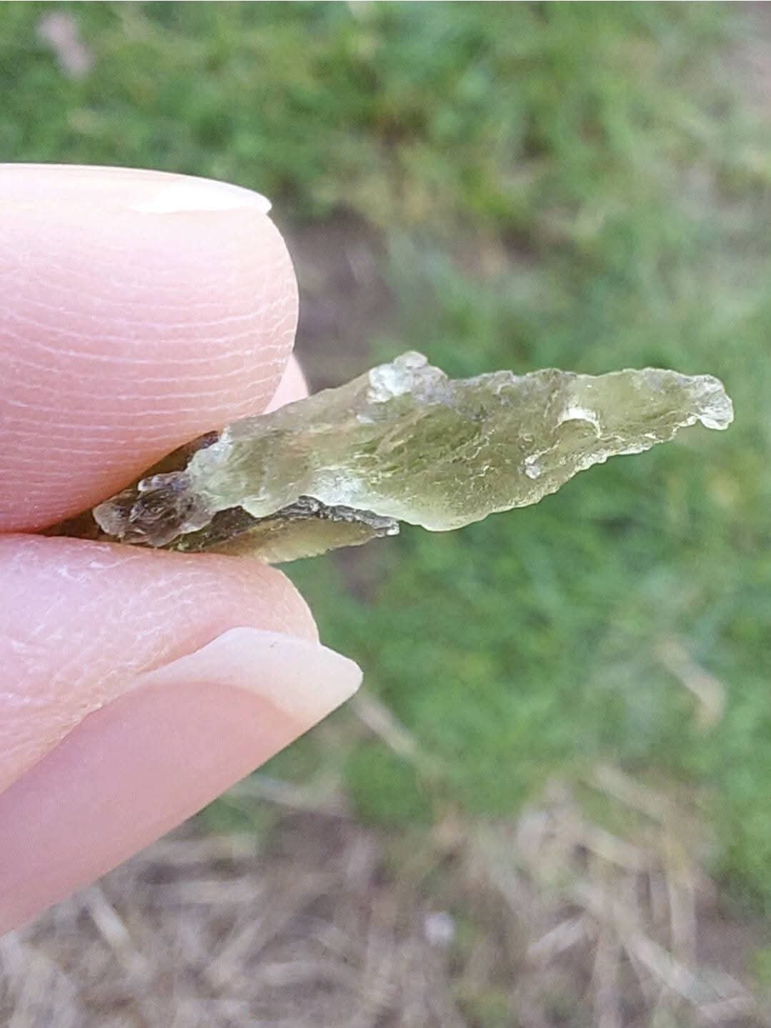 Moldavite Piece, 0.63g, Tektite (Ref: 776)