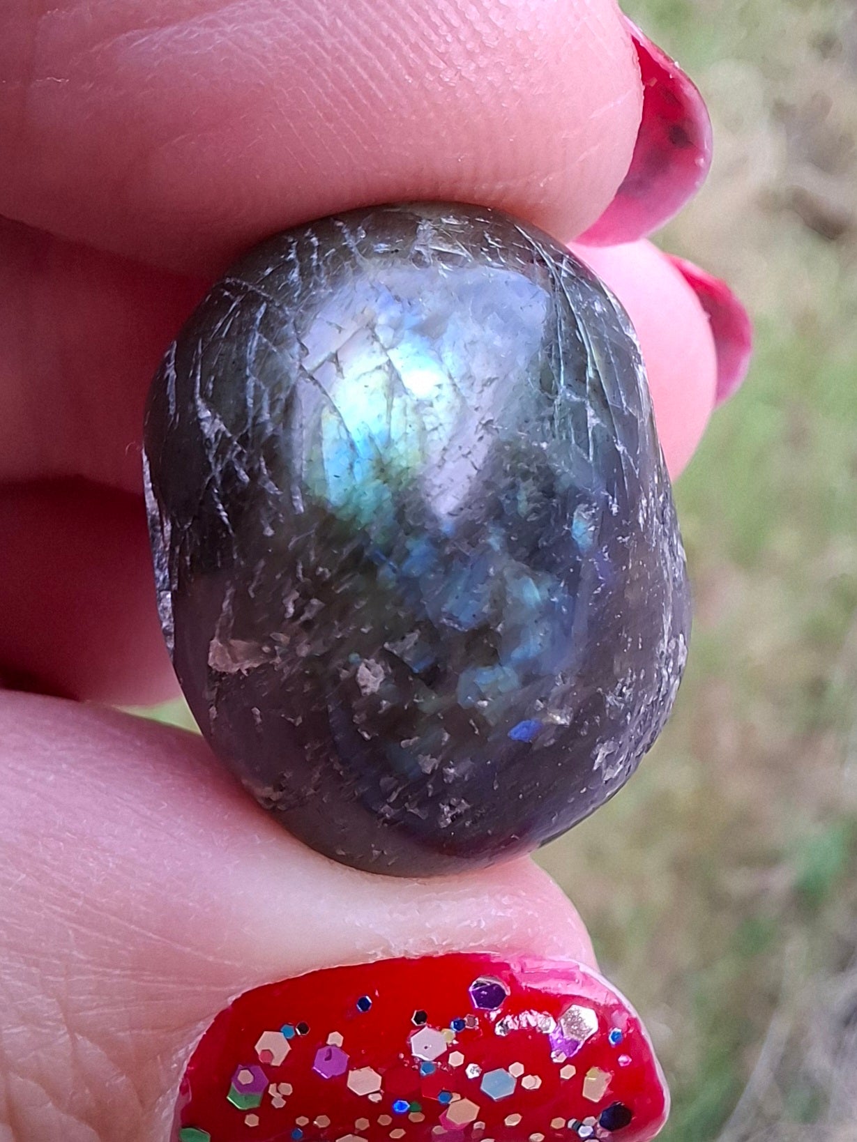 Labradorite, Tumble Stone, Crystal (Ref: T206)
