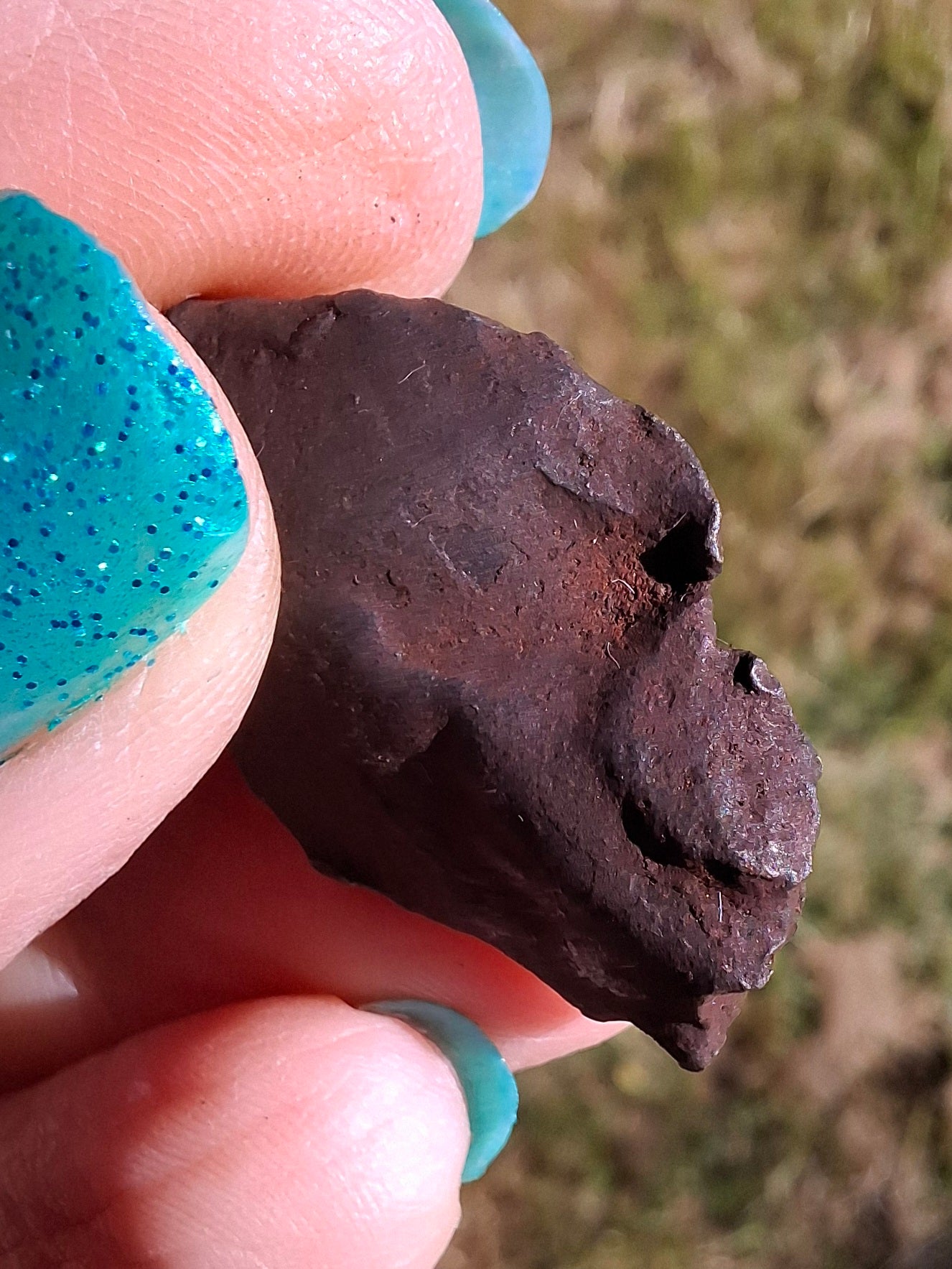 Gebel Kamil Iron Meteorite, 13.55g (Ref: K41)