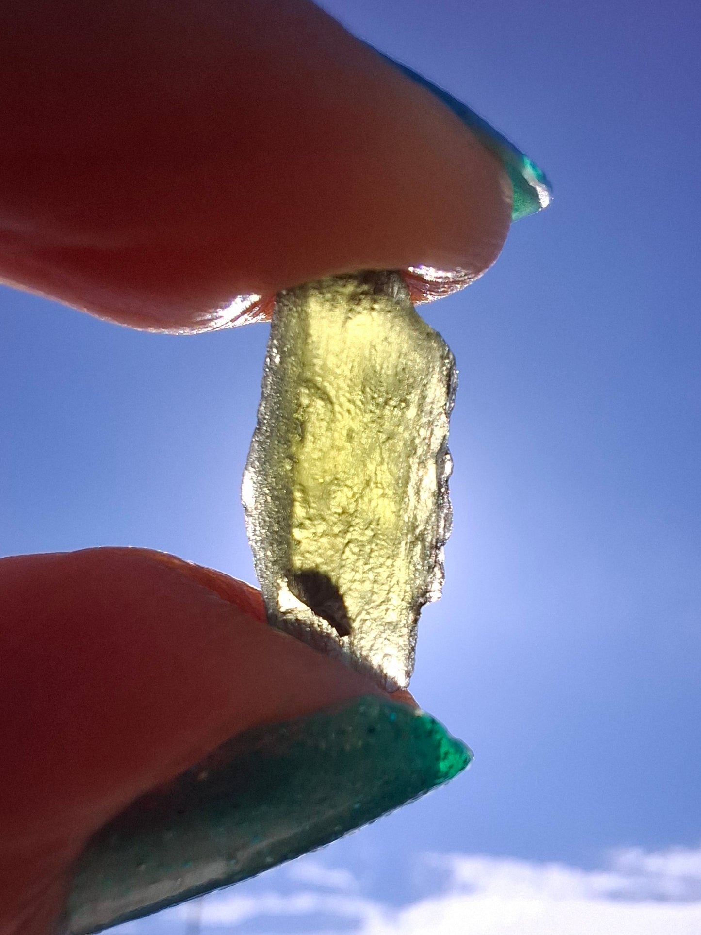 Moldavite Piece, 1.03g, Tektite (Ref: 1416)