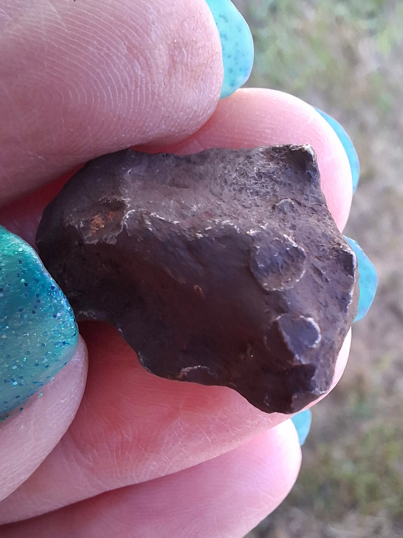 Gebel Kamil Iron Meteorite, 12.64g (Ref: K31)