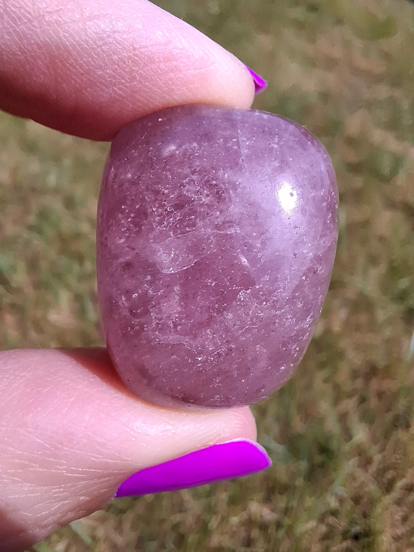Strawberry Quartz, Tumble Stone, Crystal (Ref: T8)