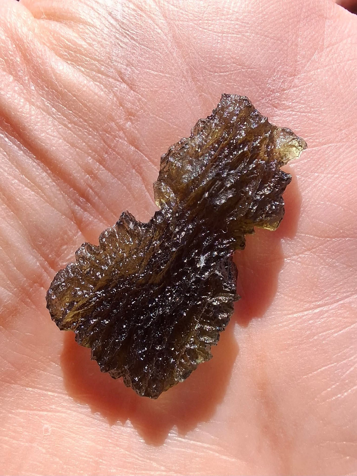 Moldavite Piece, PARYZ, 3.65g, Tektite (Ref: 1299)