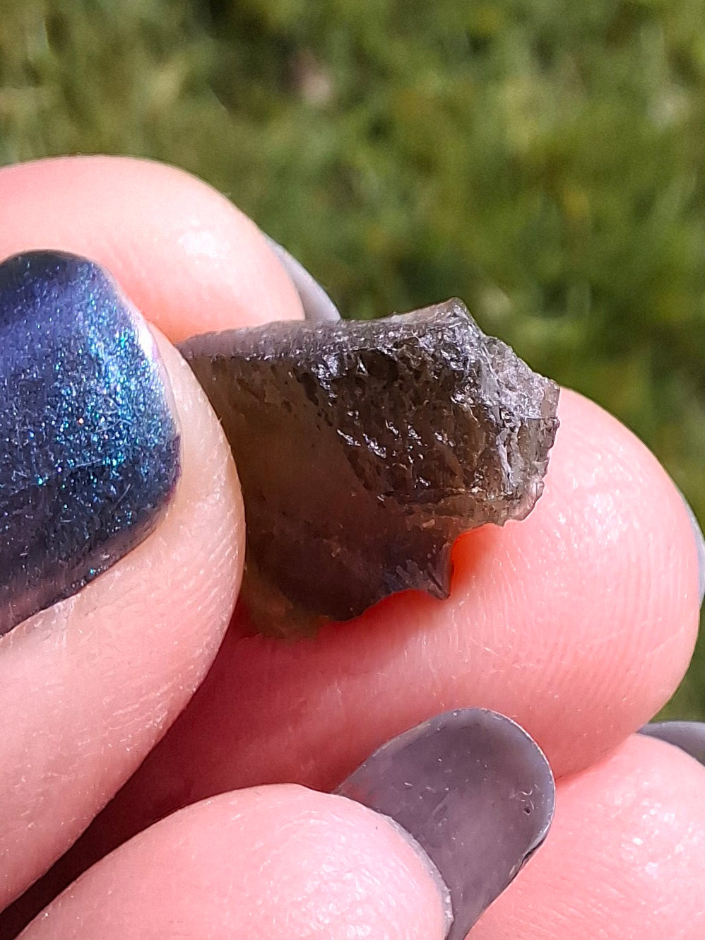 Moldavite Piece, 1.16g, Tektite (Ref: 1393)