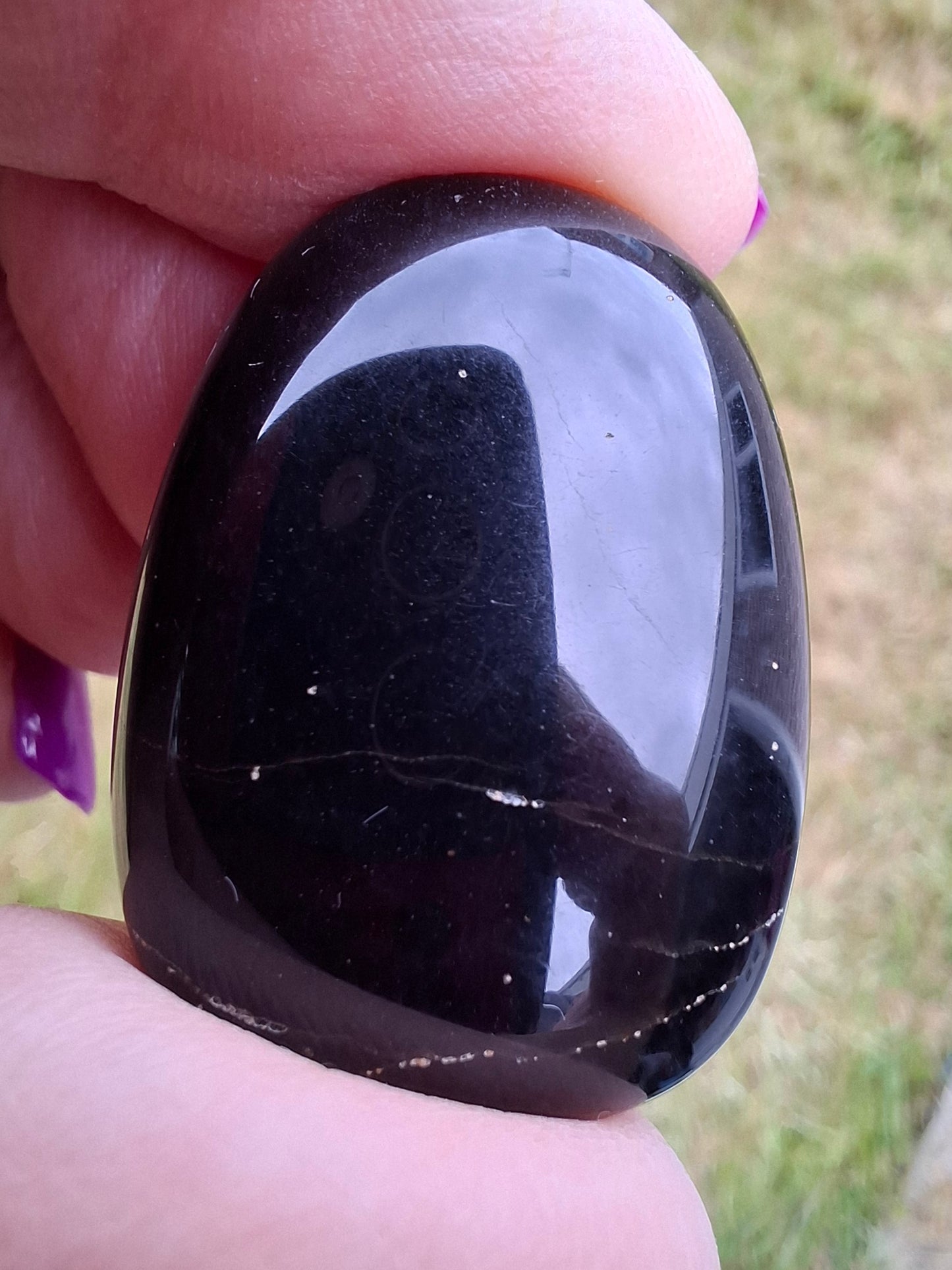 Blue Tigers Eye, Tumble Stone, Crystal (Ref: T20)
