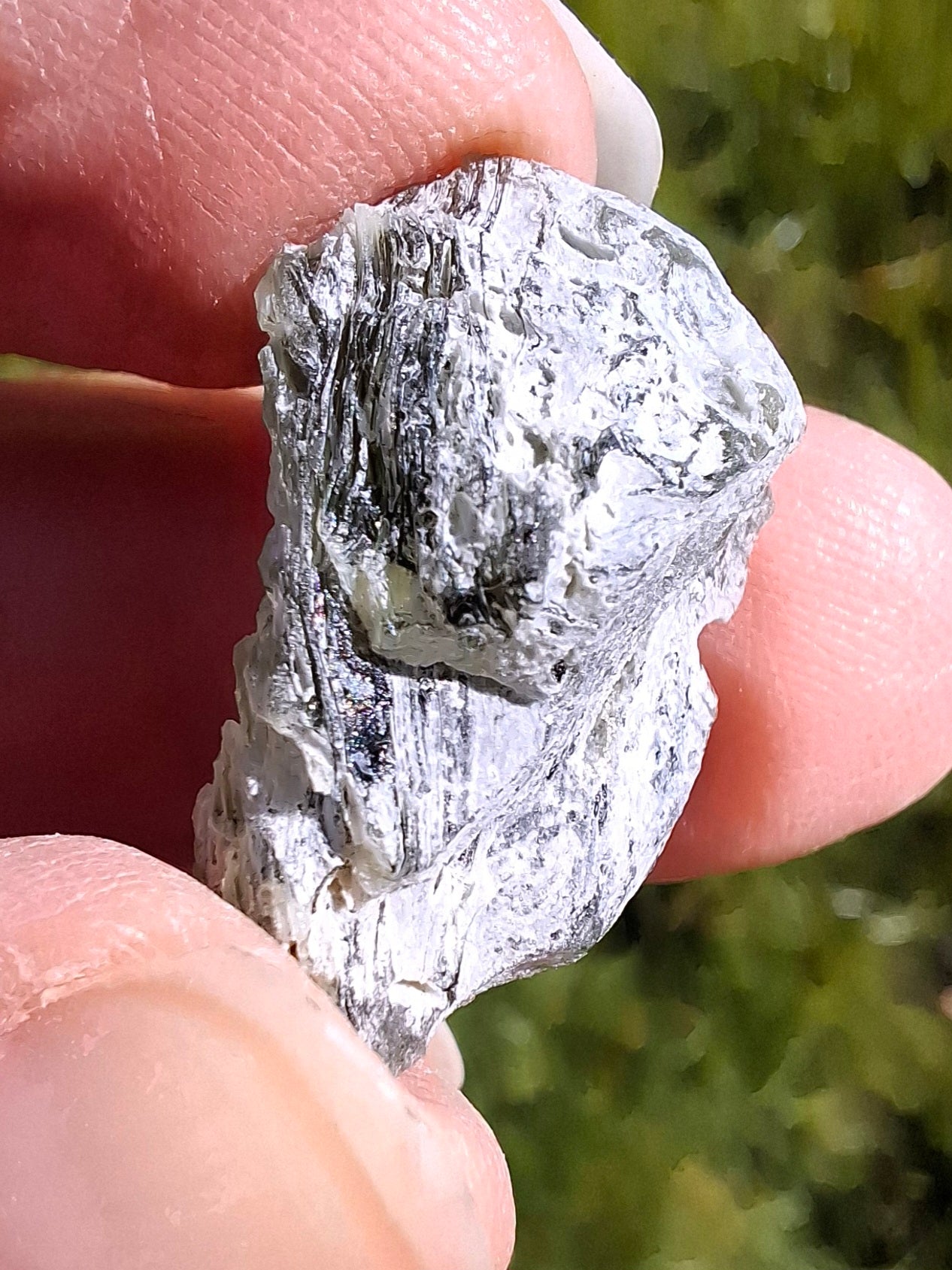Moldavite Piece, SNOWFLAKE, FROSTED, BARTOCHOV, 4.00g, Tektite (Ref: 1367)