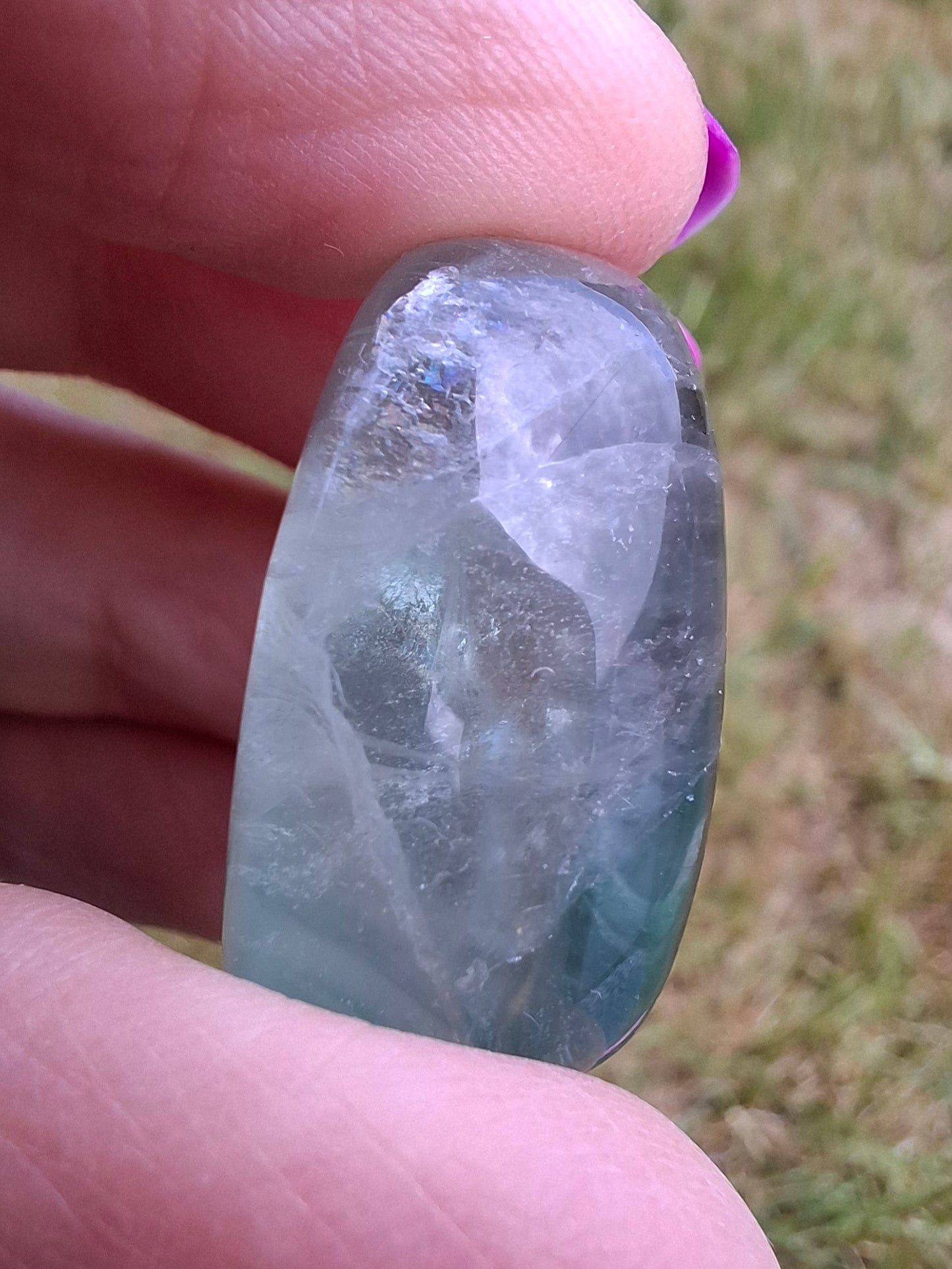 Fluorite, Tumble Stone, Crystal (Ref: T48)