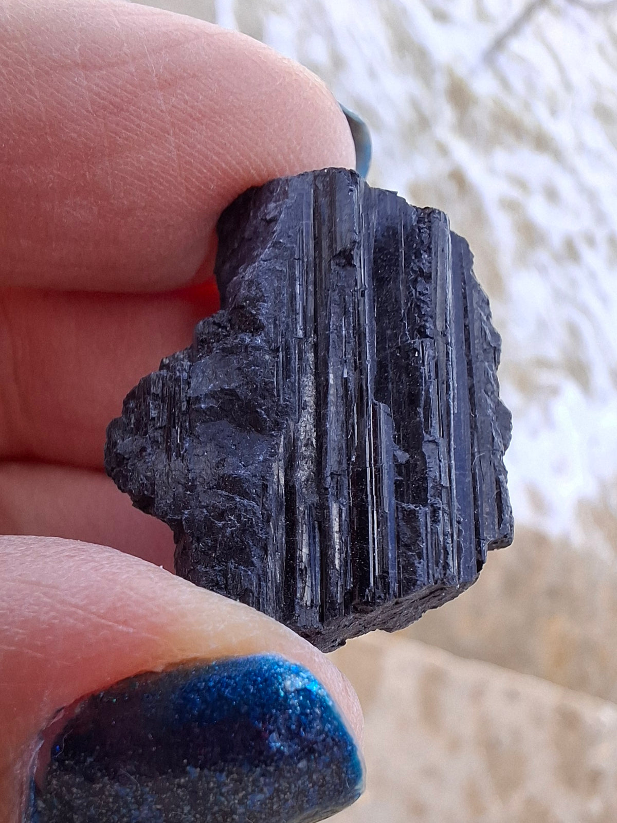 Black Tourmaline RAW, 8.70g, Crystal (Ref: RBT4)