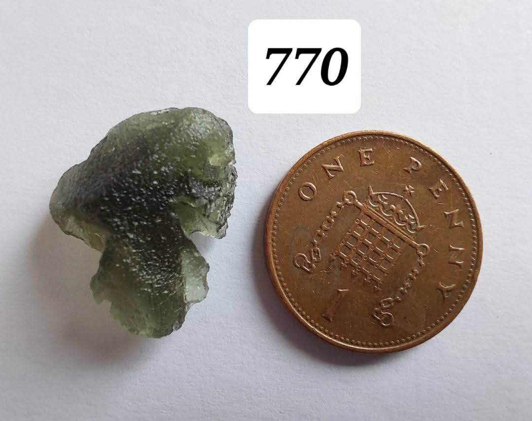 Moldavite Piece, 1.84g, Tektite (Ref: 770)
