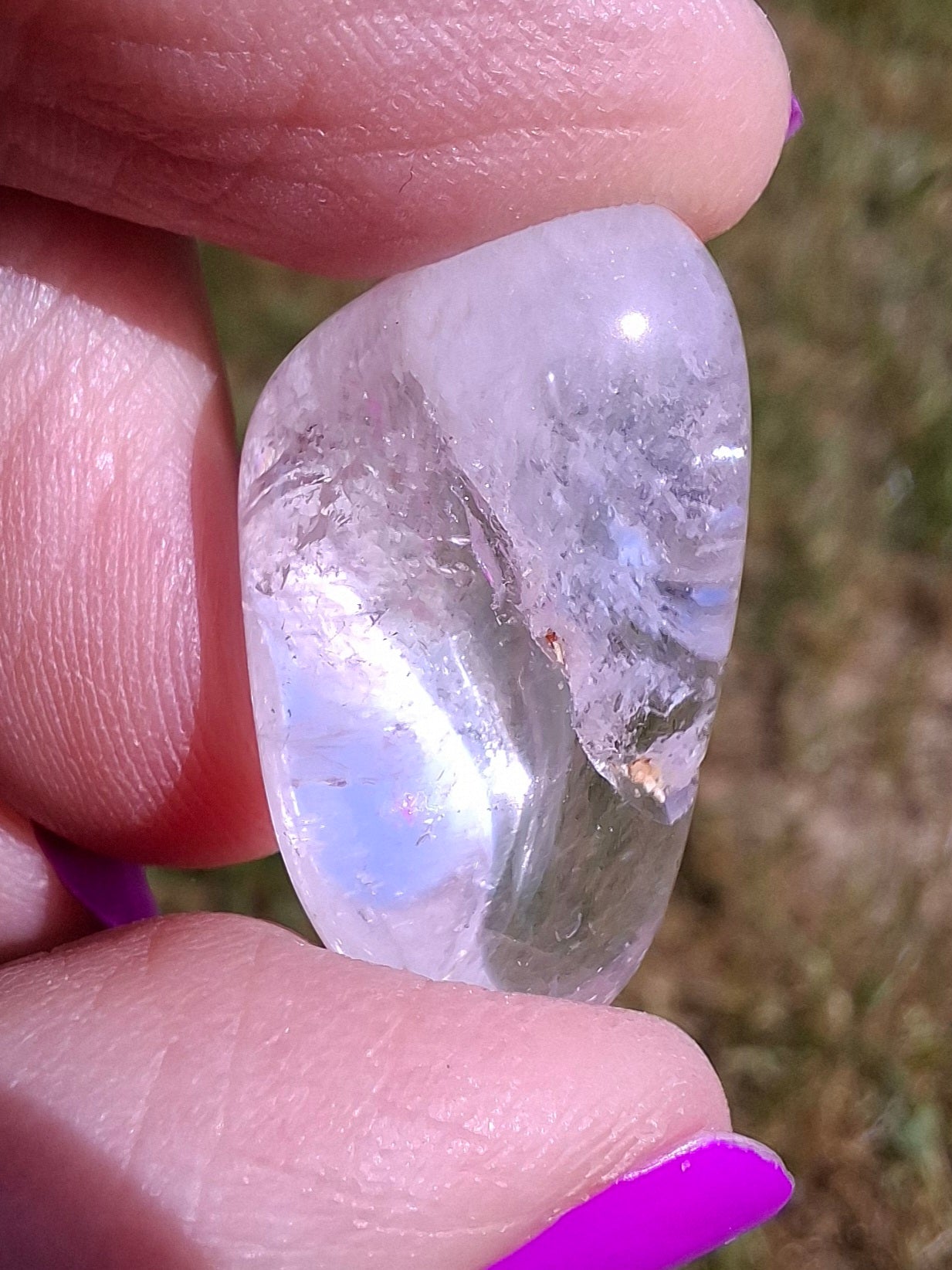 Clear Quartz, Tumble Stone, Crystal (Ref: T28)
