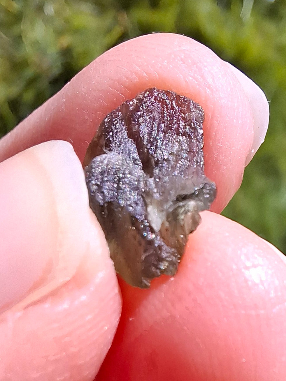 DRILLED, Moldavite Piece, 0.67g, Tektite (Ref: D21)