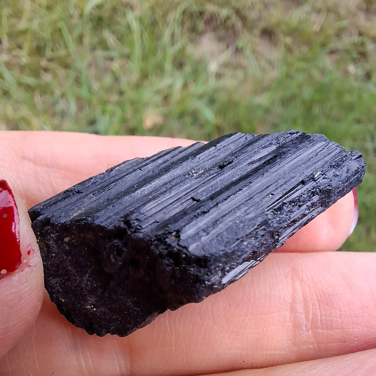 Black Tourmaline RAW, 14.75g, Crystal (Ref: RBT7)