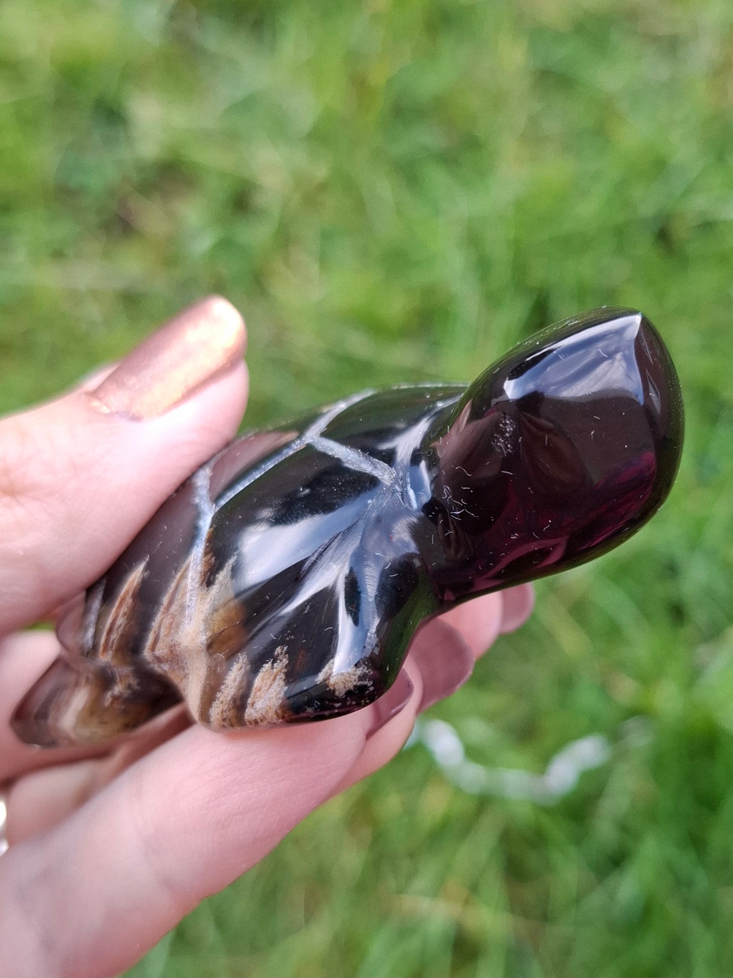 Red Amber Turtle, 47.85g, Carving, Fossil (Ref: TT4)