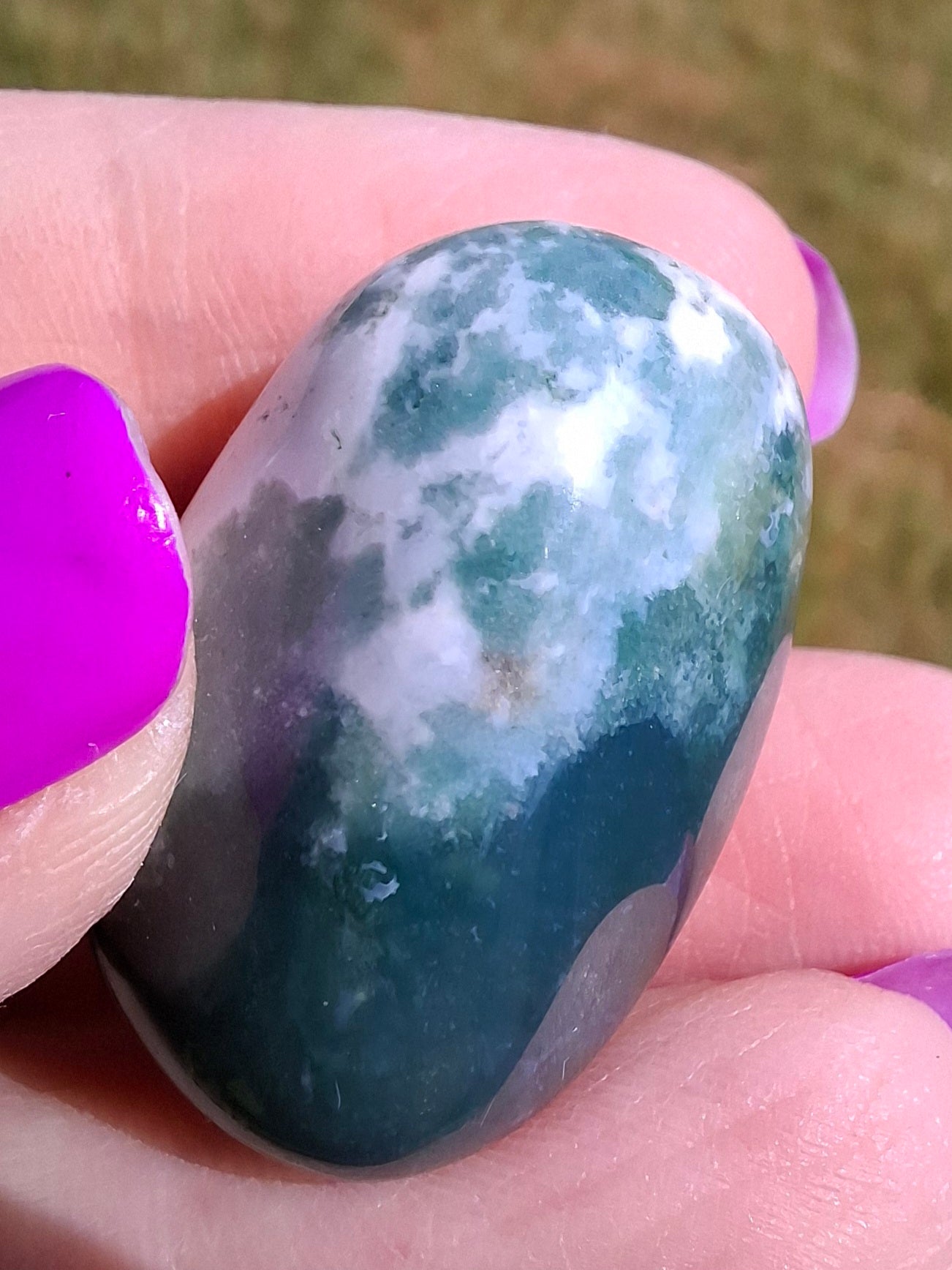 Tree Agate, Tumble Stone, Crystal (Ref: T4)