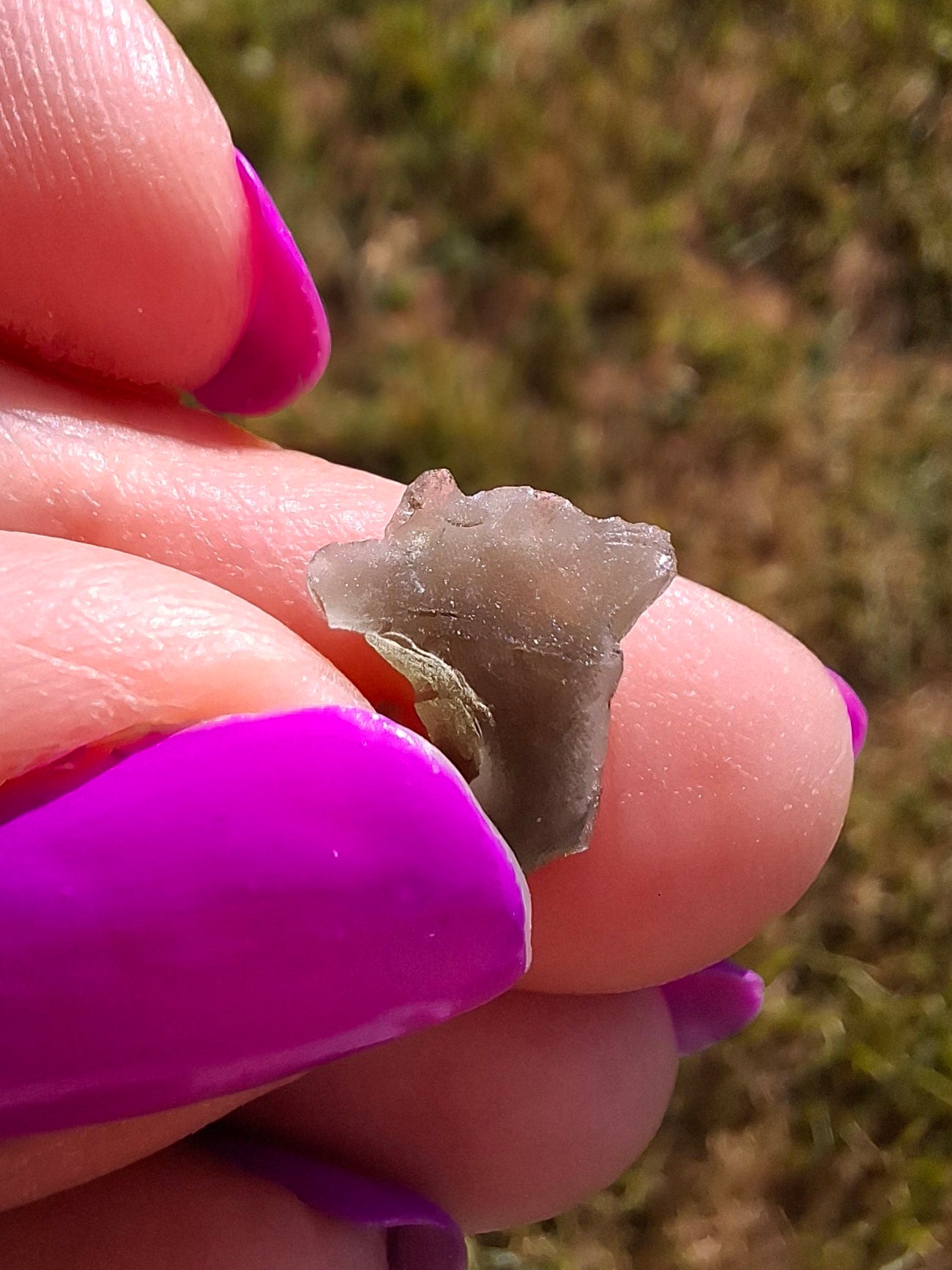 Moldavite Piece, 0.45g, Tektite (Ref: 1444)