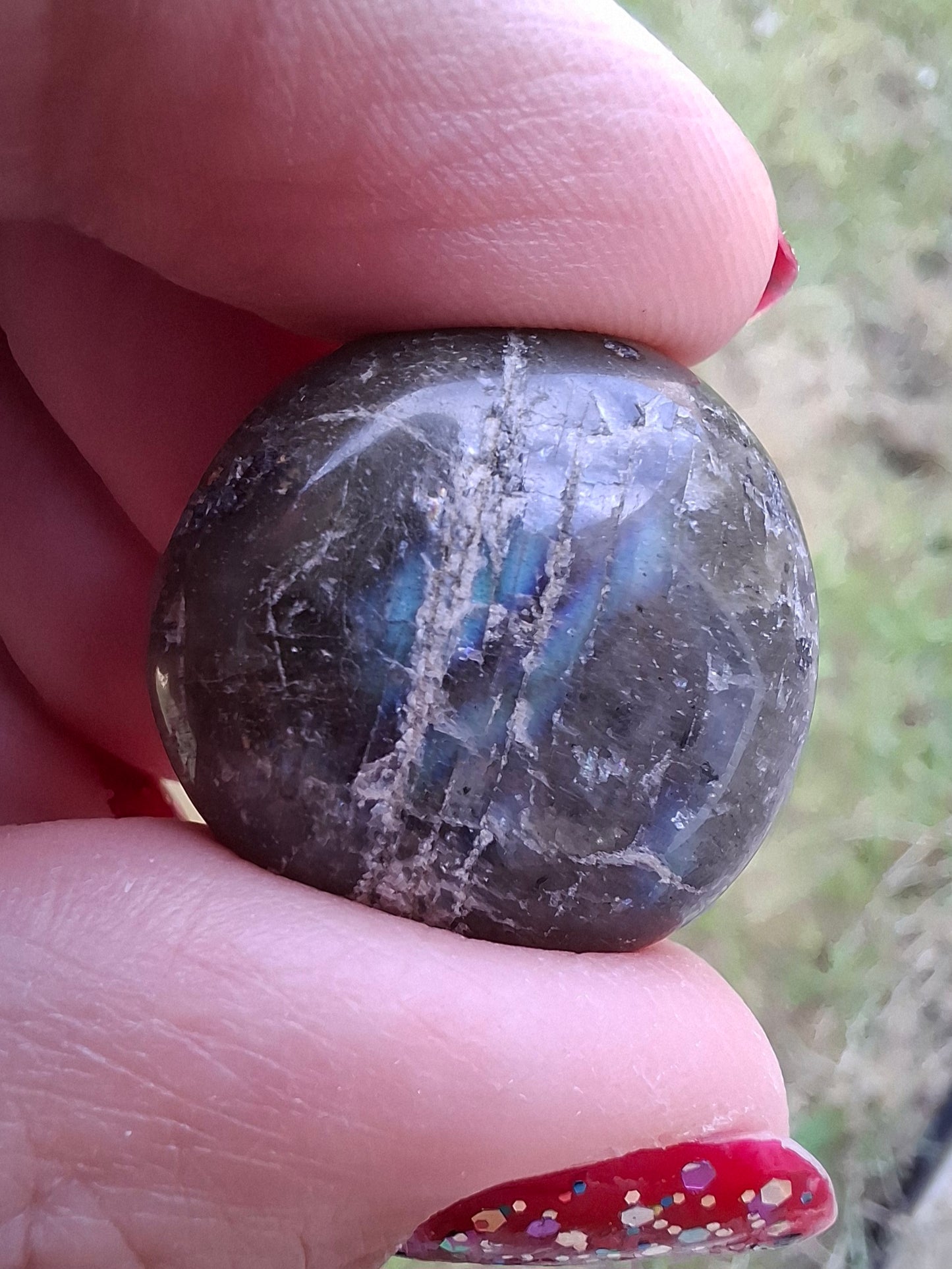 Labradorite, Tumble Stone, Crystal (Ref: T208)