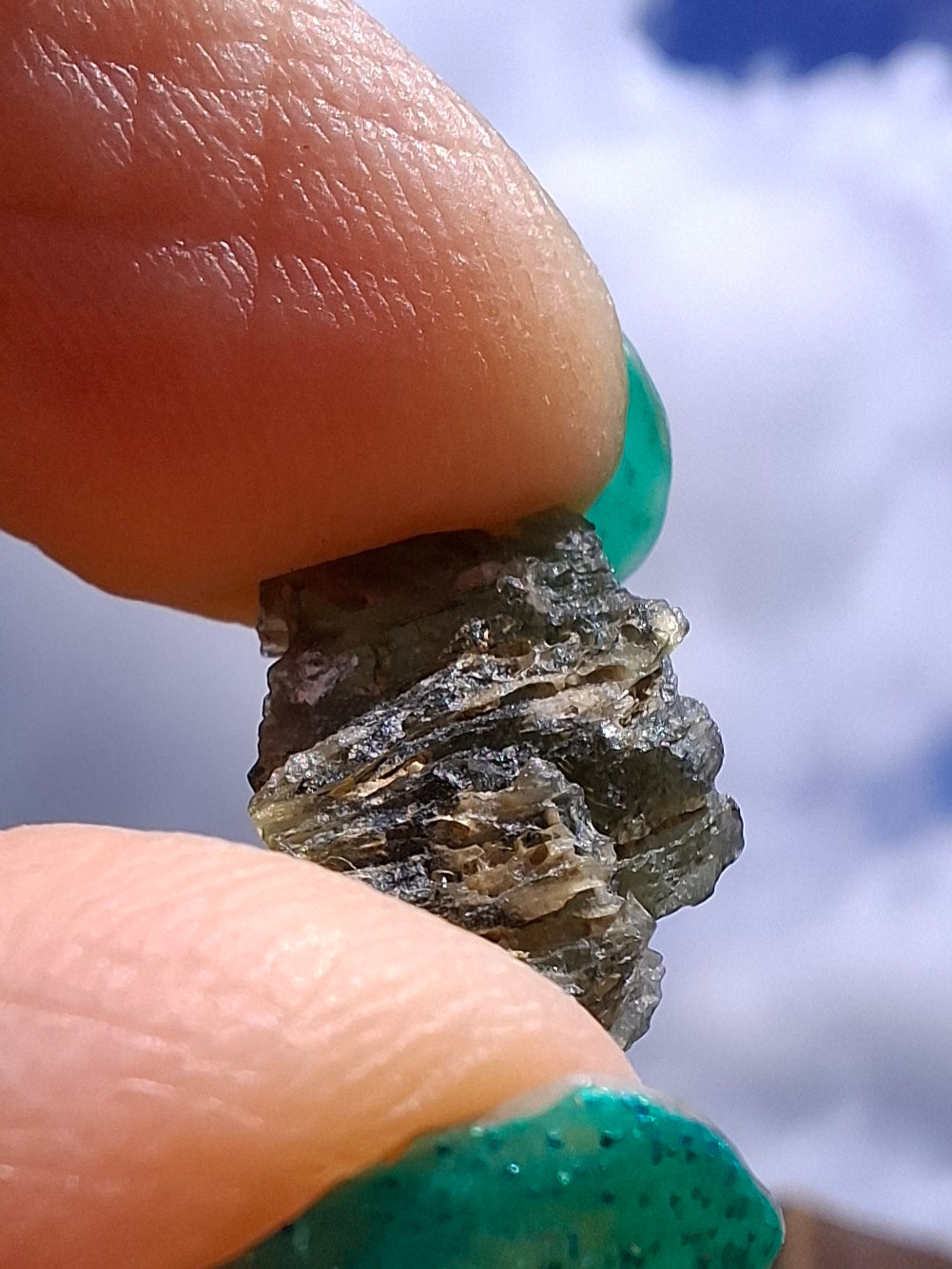 Moldavite Piece, 1.07g, Tektite (Ref: 1422)