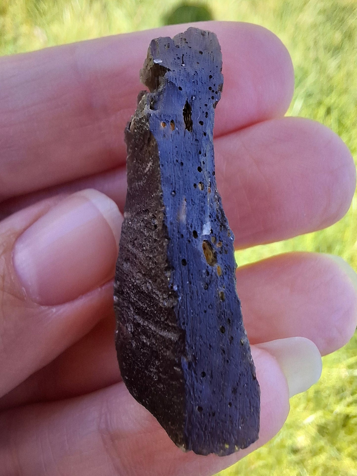 Moldavite Piece, JAKULE, 11.71g, Tektite (Ref: 1173)