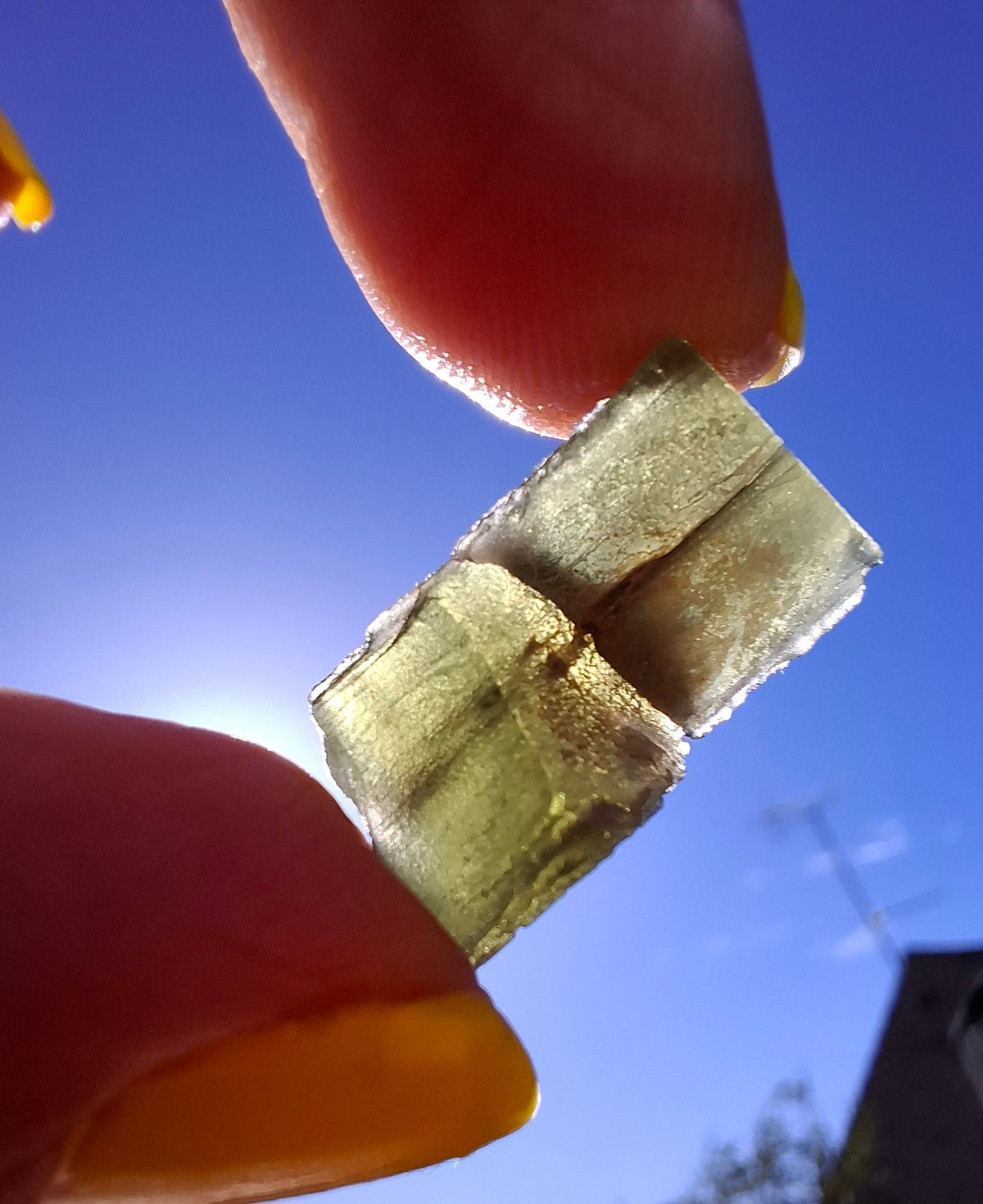 Moldavite Piece, 2.26g, Tektite (Ref: 1509)
