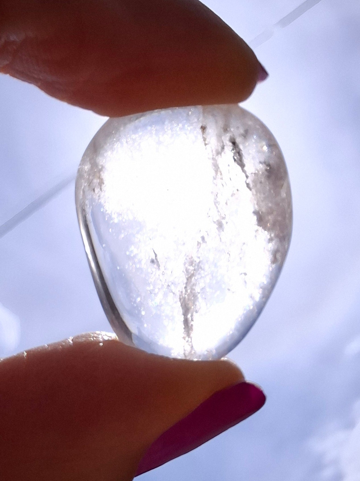 Clear Quartz, Tumble Stone, Crystal (Ref: T31)