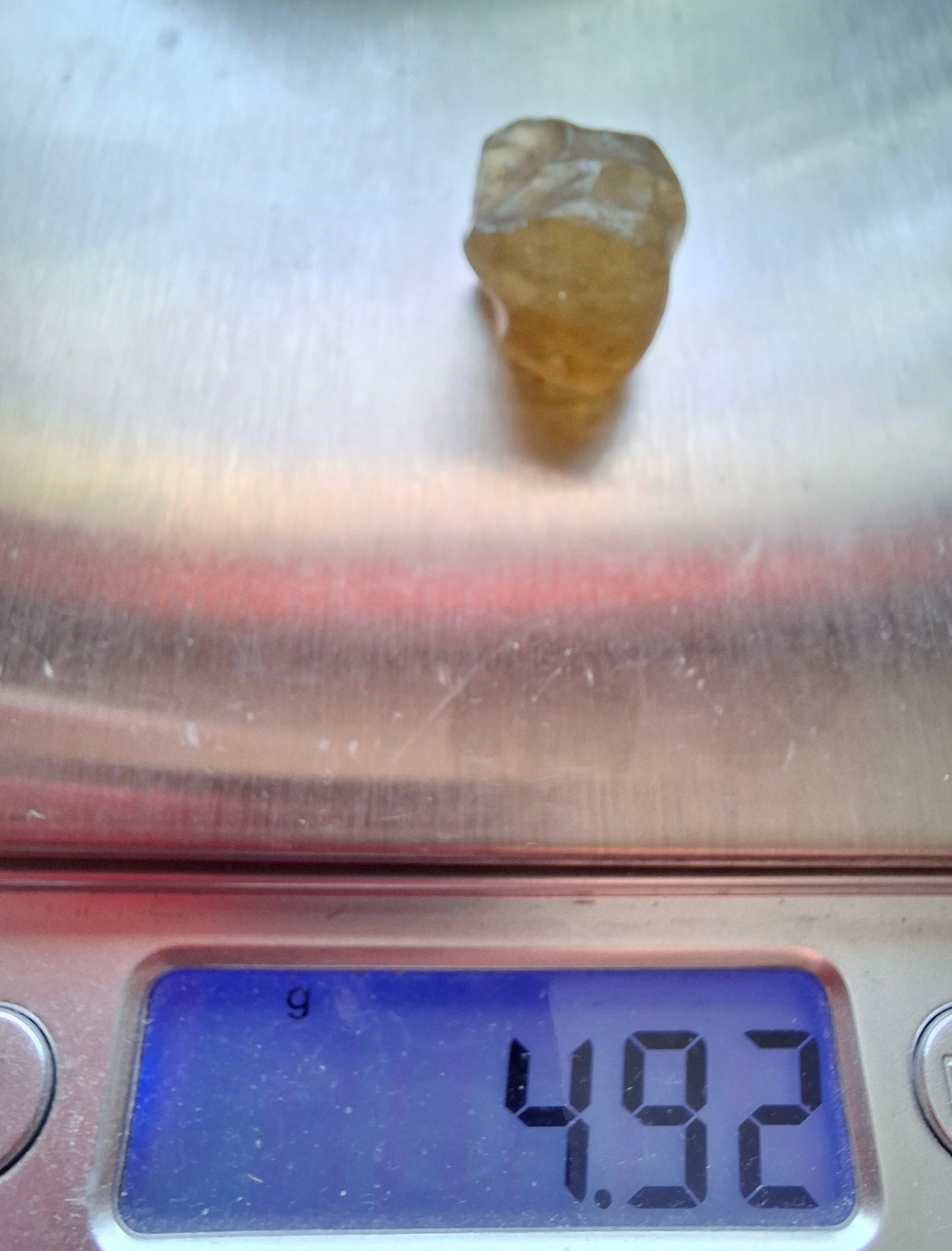 Libyan Desert Glass (darker) Piece, 4.92g, Tektite (Ref: L1364)