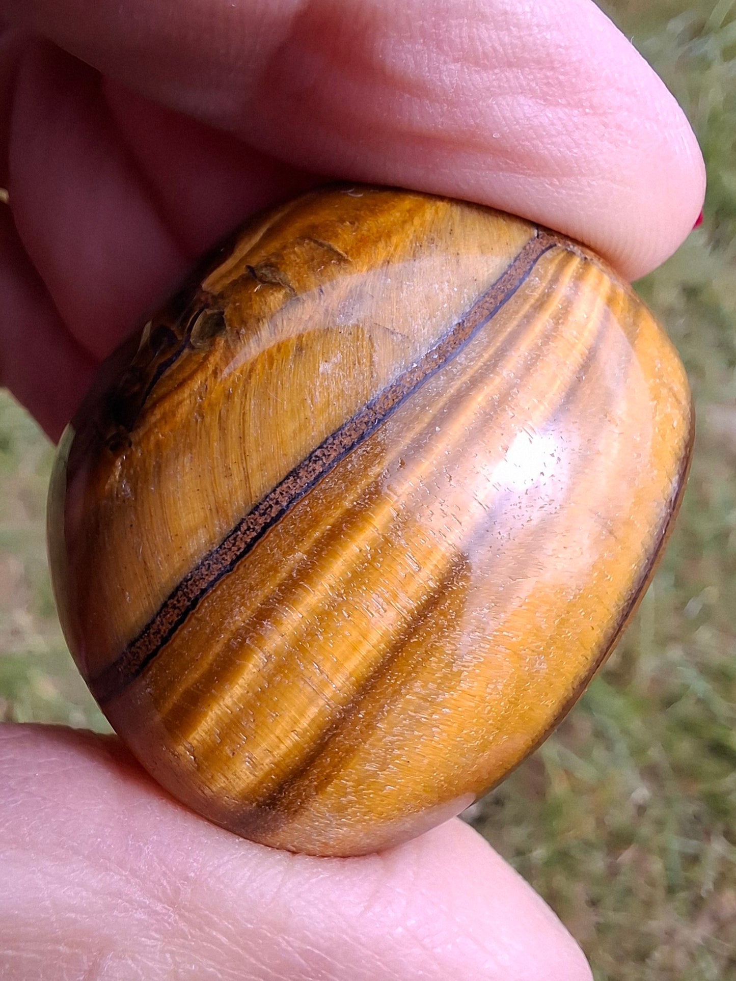 Tigers Eye, Tumble Stone, Crystal (Ref: T134)