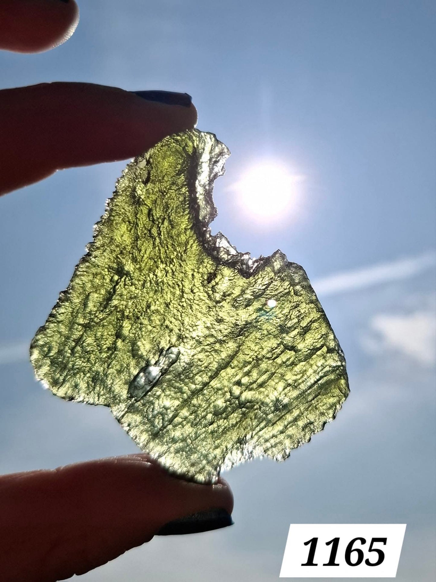 Moldavite Piece, ANGEL CHIME, CHLUM MAROUSKOVO POLE, 23.61g, Tektite (Ref: 1165)