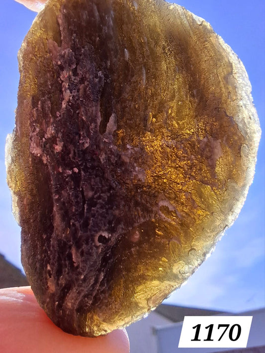 Moldavite Piece, NESMEN HURKA,  26.87g, Tektite (Ref: 1170)