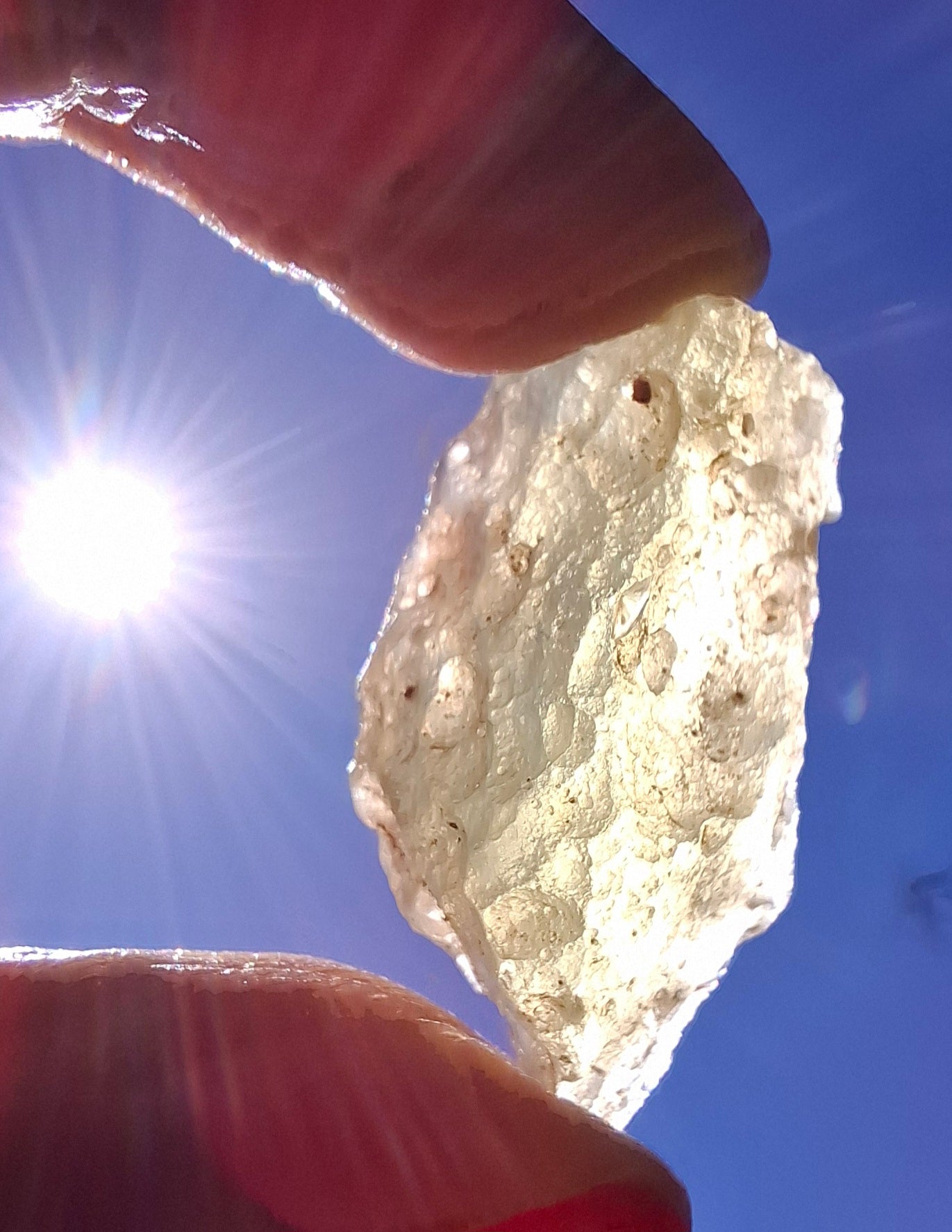 Libyan Desert Glass Piece 6.33g, Tektite