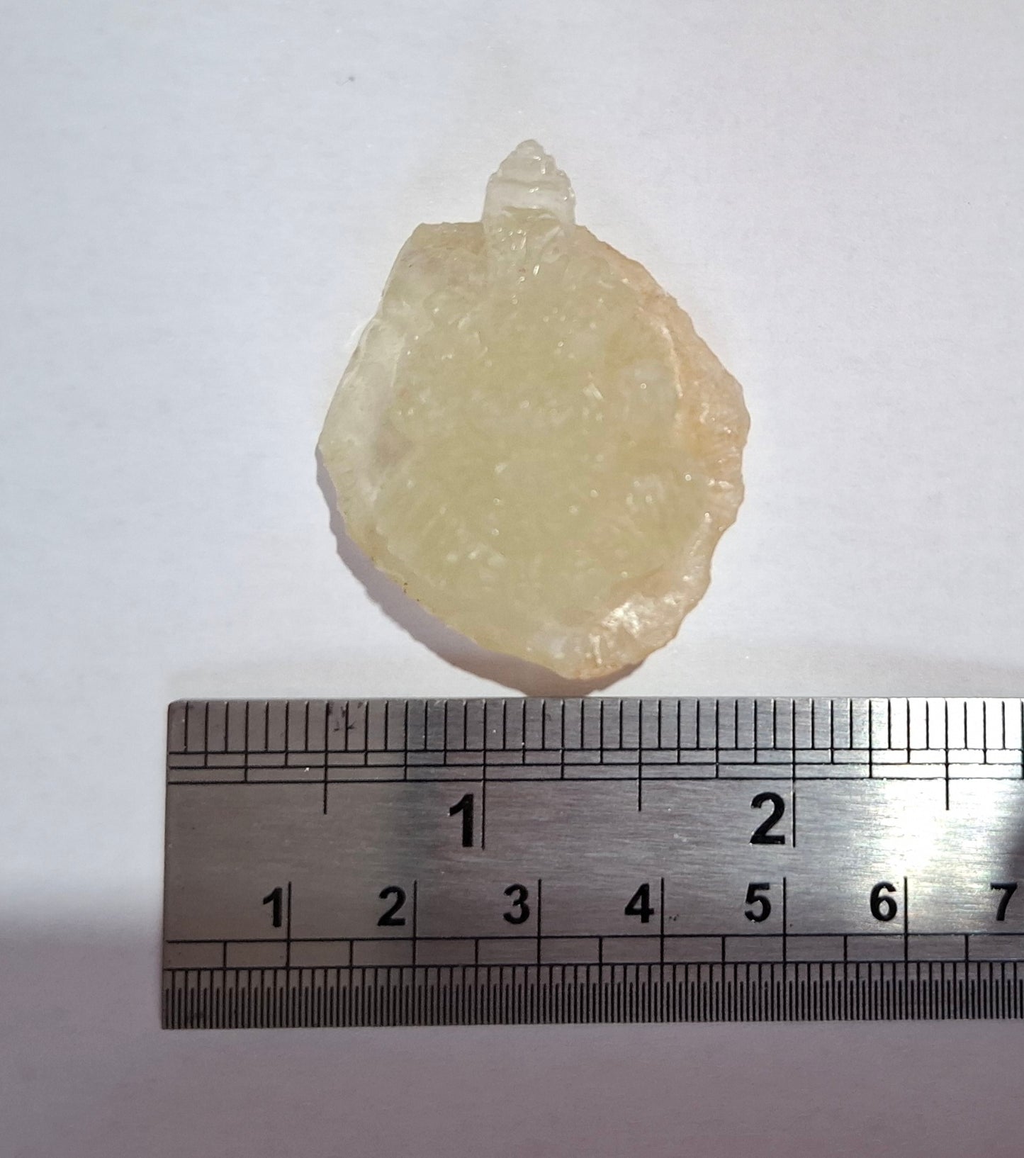 Libyan Desert Glass GANESHA carving, 20.76g, Tektite (Ref: Ganesha4)