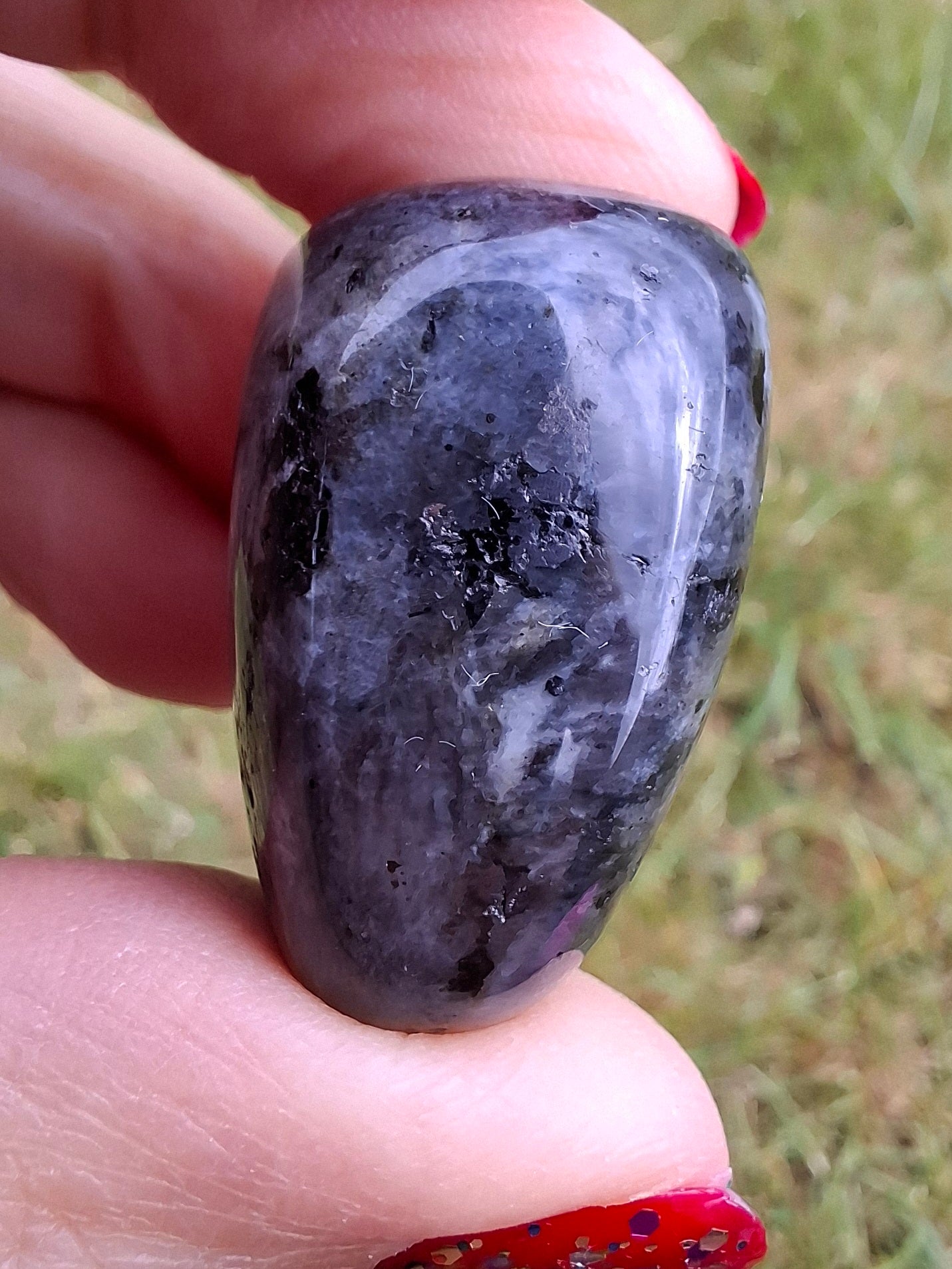 Larvikite, Tumble Stone, Crystal (Ref: T126)
