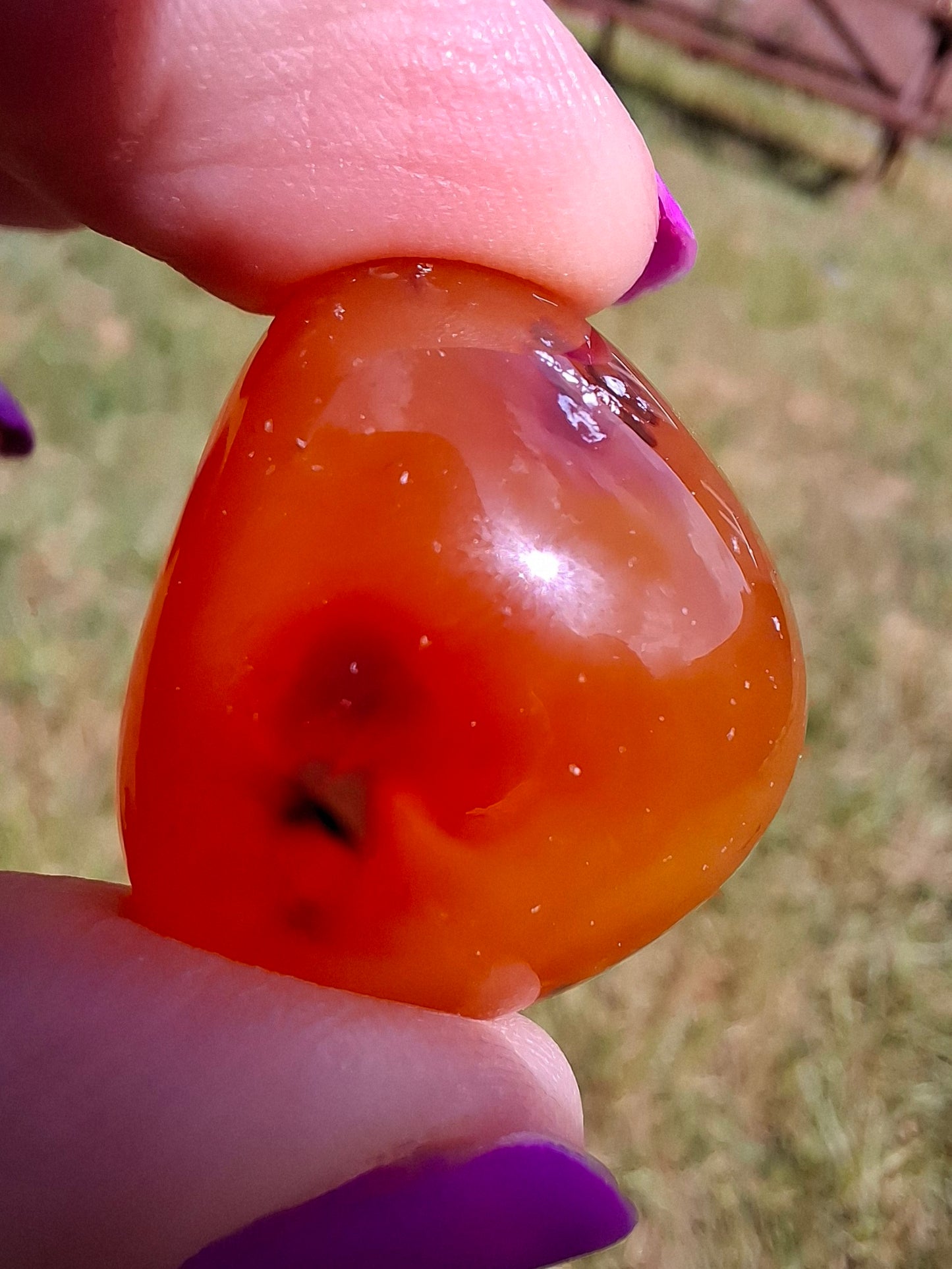 Carnelian, Tumble Stone, Crystal (Ref: T68)