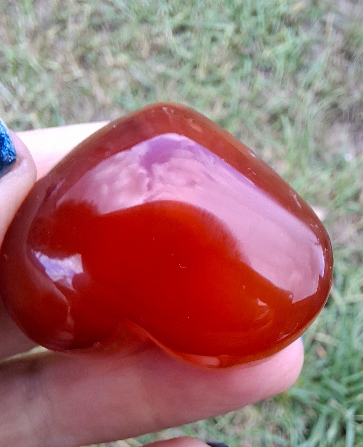 Druzy Carnelian Heart, Crystal (Ref: DCH1)