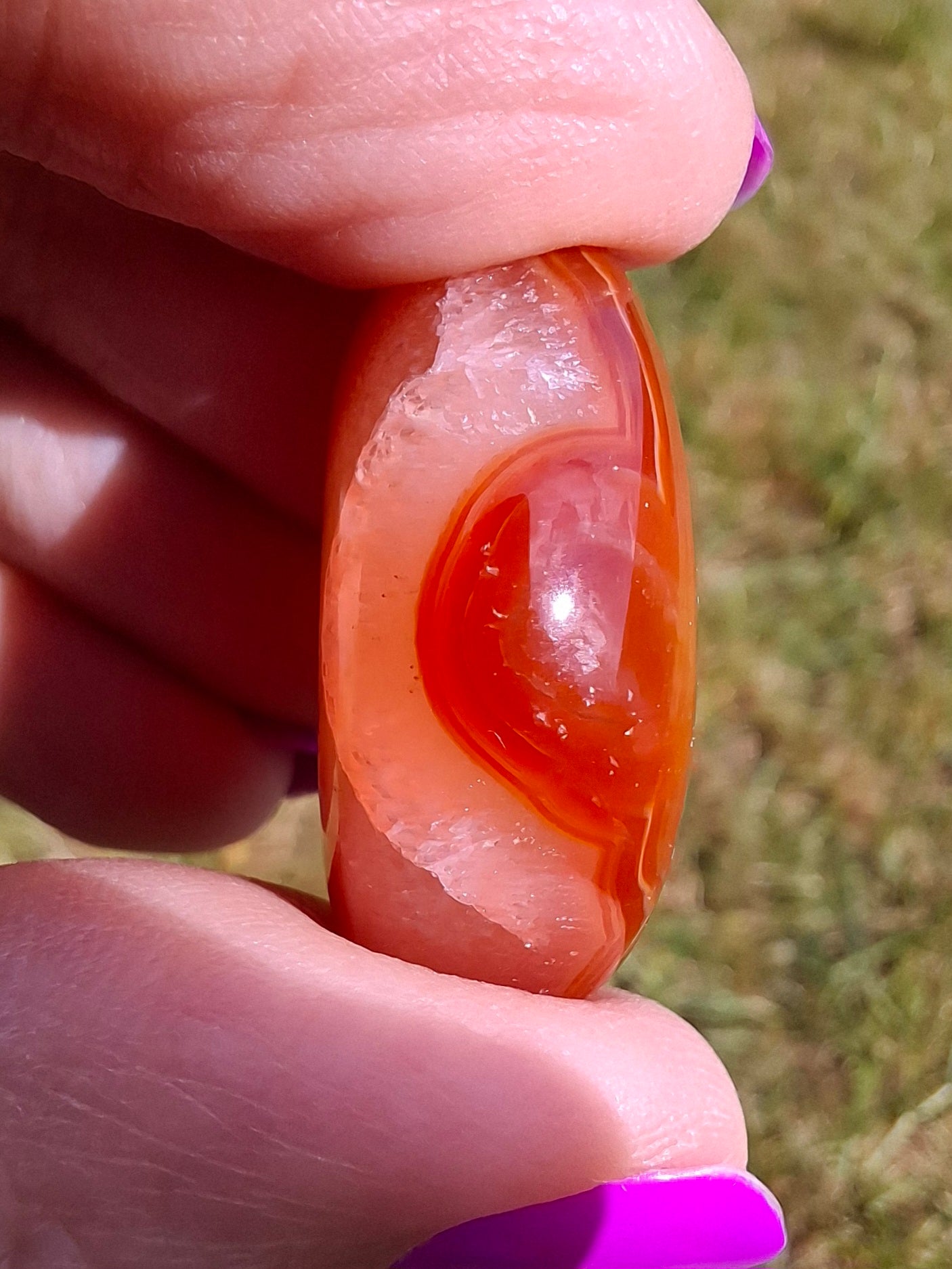 Carnelian, Tumble Stone, Crystal (Ref: T63)