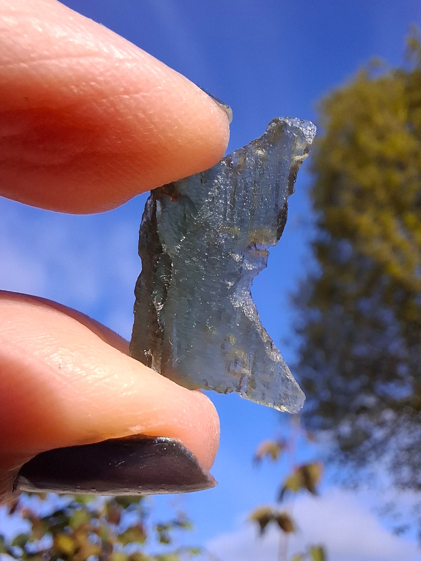 Moldavite Piece, 1.07g, Tektite (Ref: 1394)