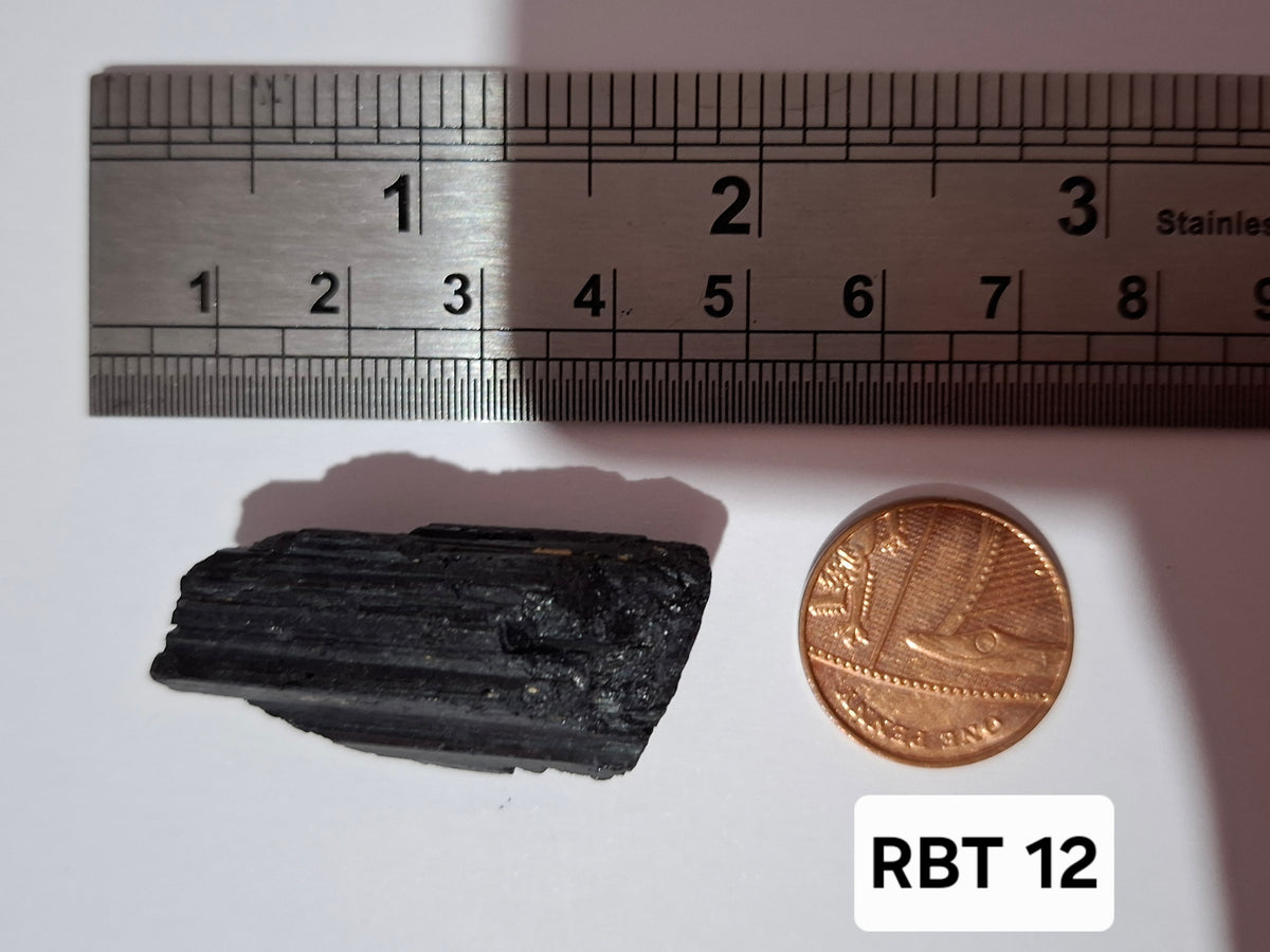 Black Tourmaline RAW, 12.17g, Crystal (Ref: RBT12)