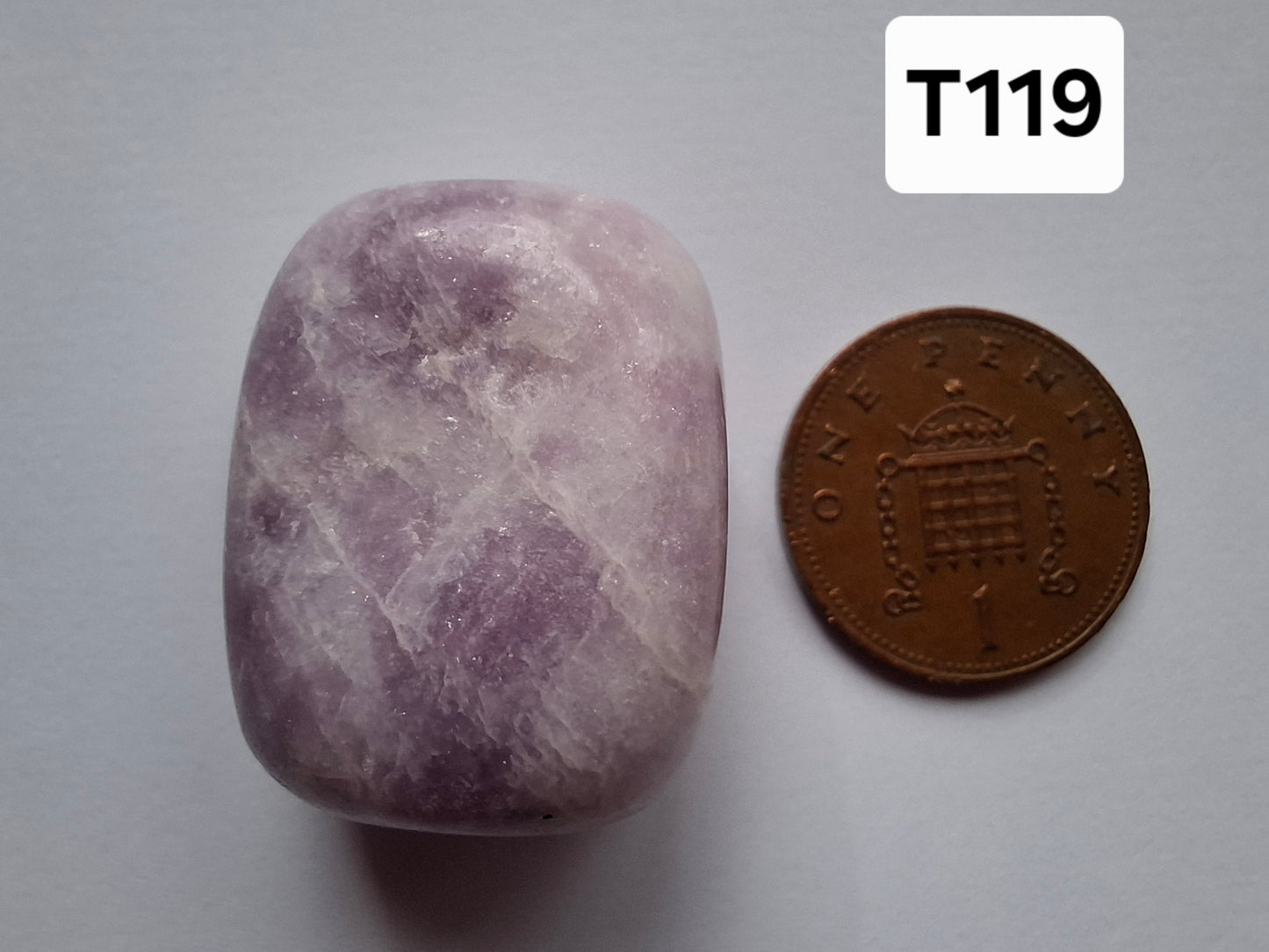 Lepidolite, Tumble Stone, Crystal (Ref: T119)
