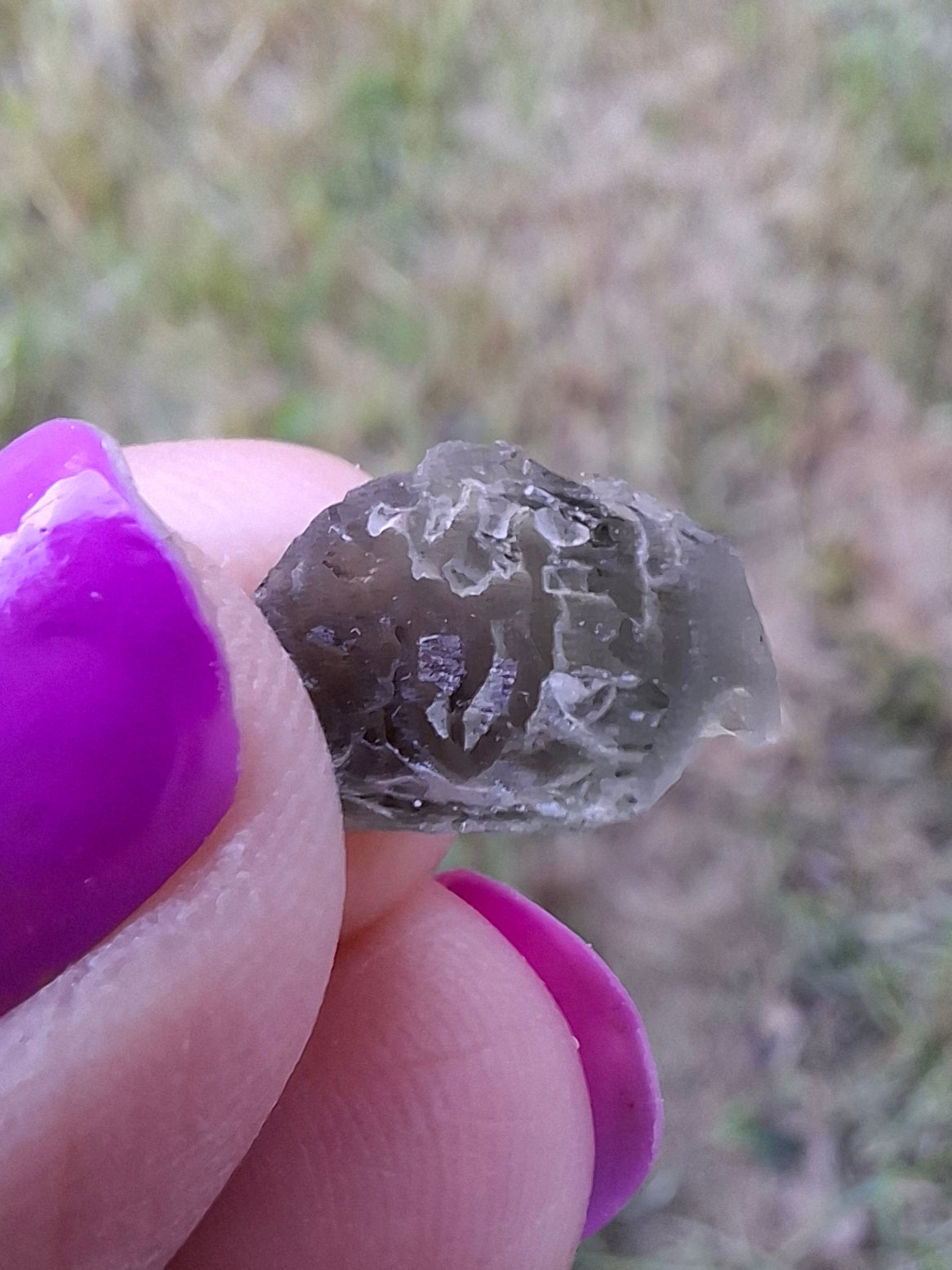 Moldavite Piece, 0.79g, Tektite (Ref: 1441)