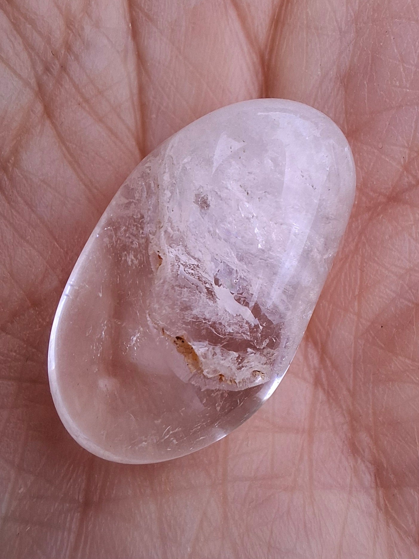 Clear Quartz, Tumble Stone, Crystal (Ref: T28)