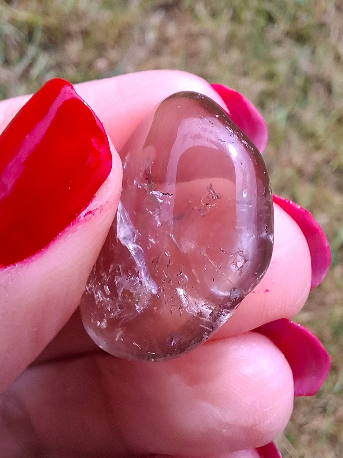 Smoky Quartz, Tumble Stone, Crystal (Ref: T101)