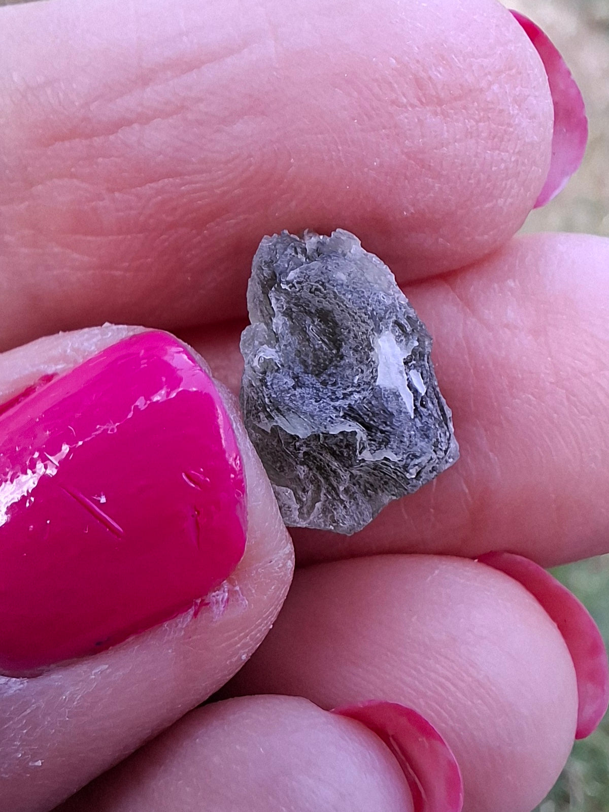 Moldavite Piece, SNOWFLAKE, FROSTED, BRUSNA, Tektite (Ref: 1492)
