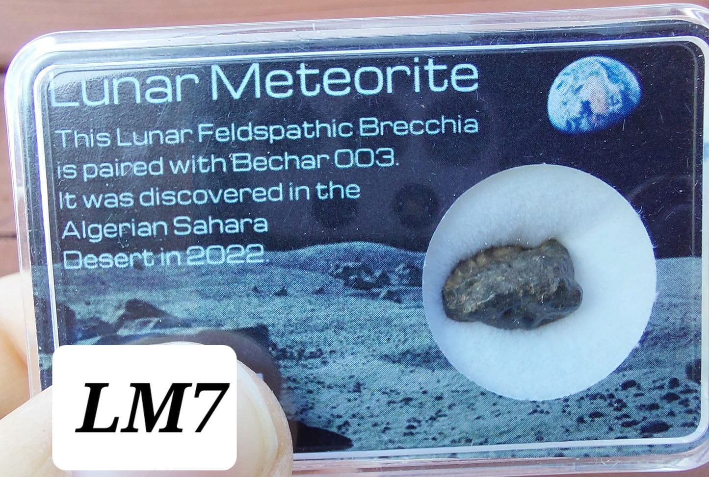 Lunar Meteorite, 0.83g, 'Moon Rock' (Ref: LM7)