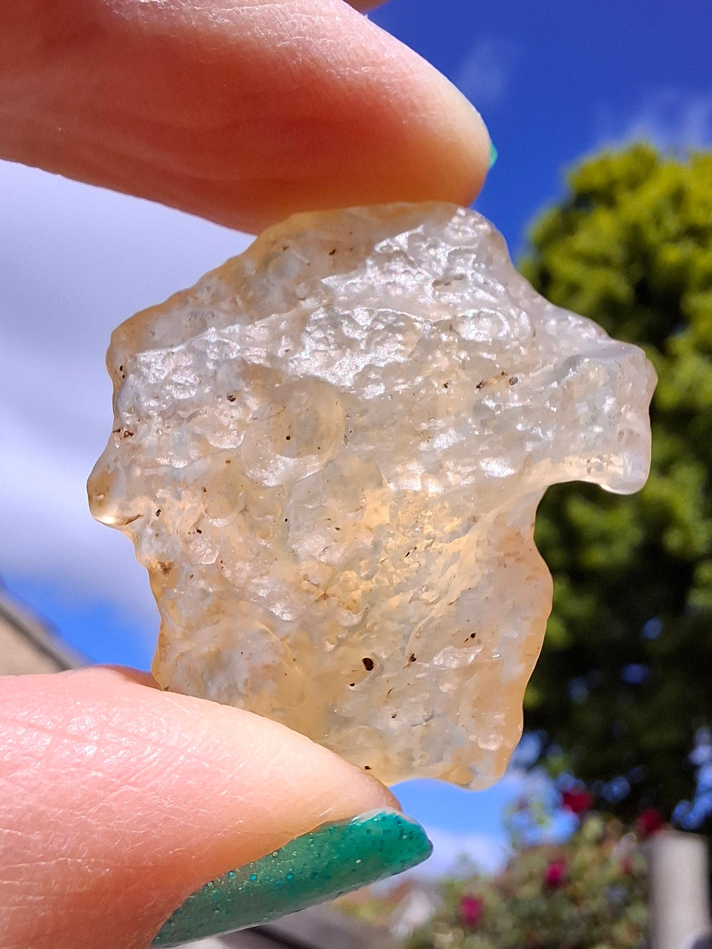 Libyan Desert Glass Piece, 10.00g, Tektite