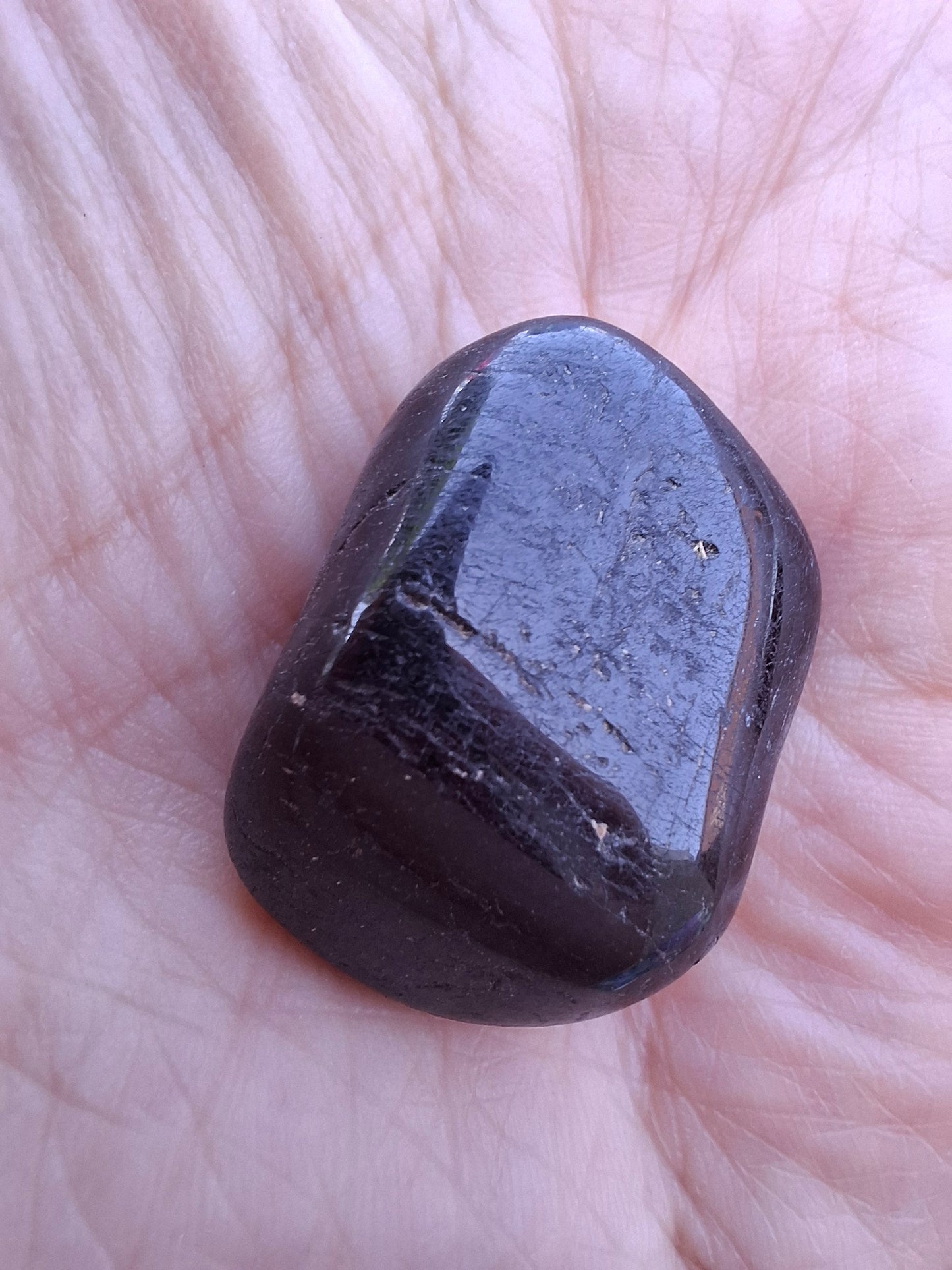 Black Tourmaline, Tumble Stone, Crystal (Ref: T221)