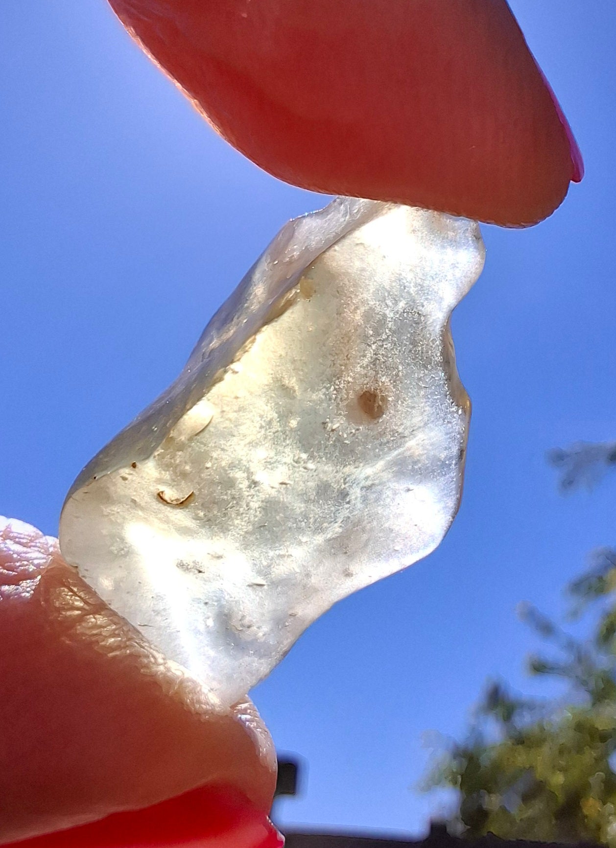 Libyan Desert Glass Piece, 3.04g, Tektite (Ref: LE4)