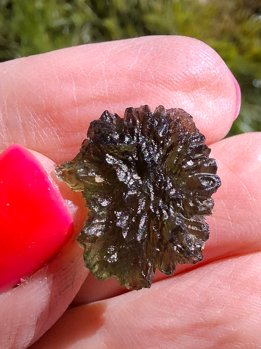 Moldavite Piece, 2.23g, Tektite (Ref: 1401)