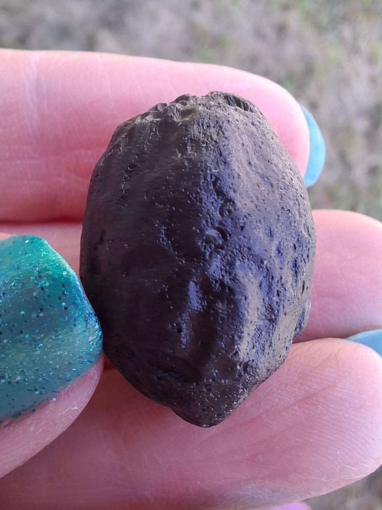 Philippinite (Rizalite), 11.31g, Tektite