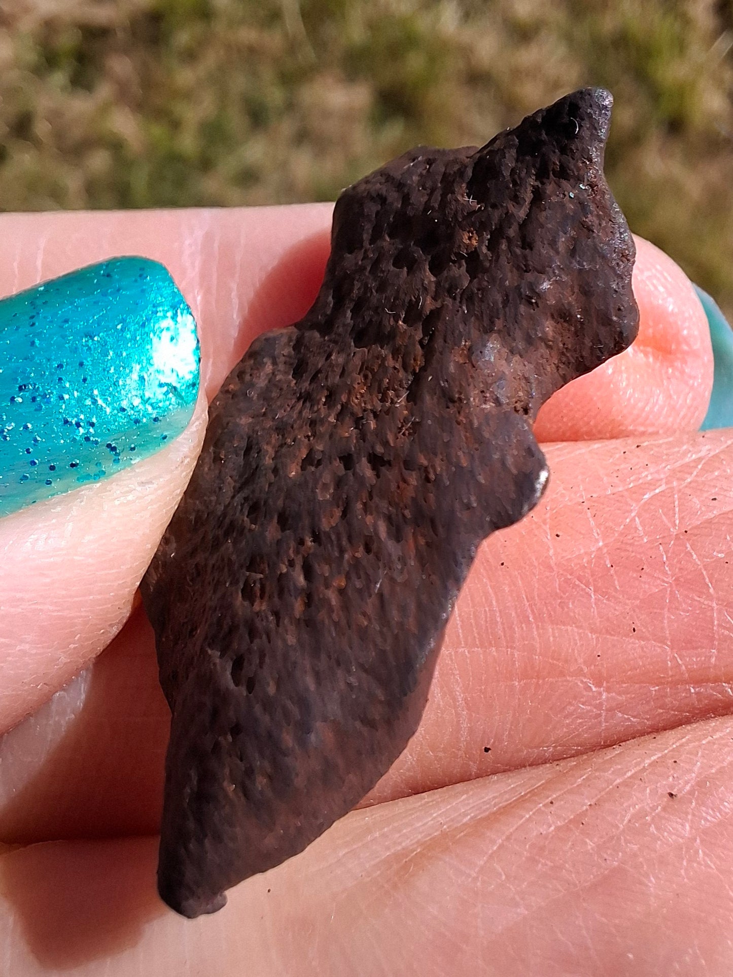 Gebel Kamil Iron Meteorite, 17.54g (Ref: K49)