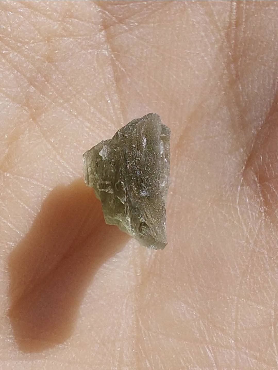 Moldavite Piece, 0.54g, Tektite (Ref: E255)
