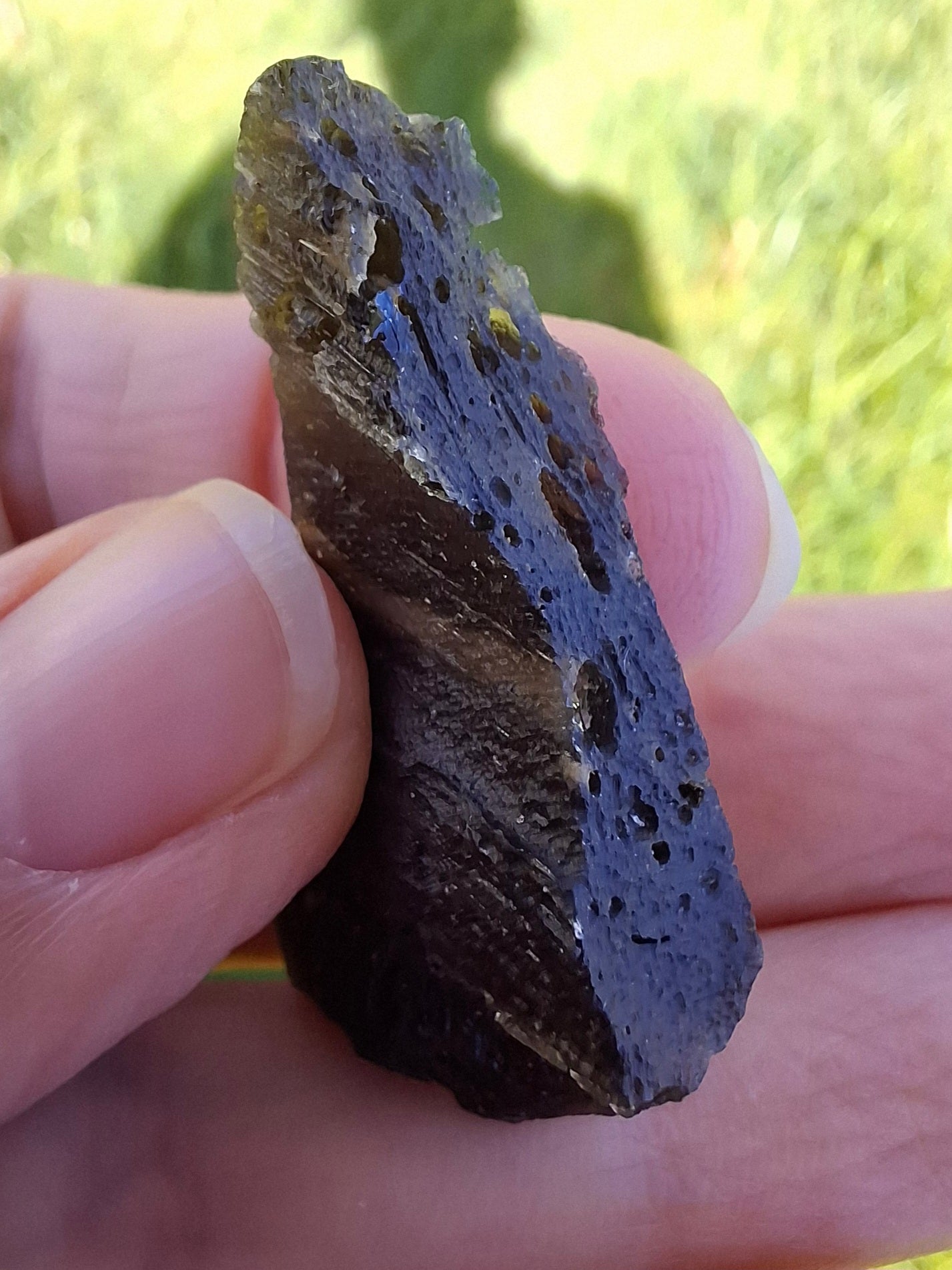 Moldavite Piece, JAKULE, 11.71g, Tektite (Ref: 1173)